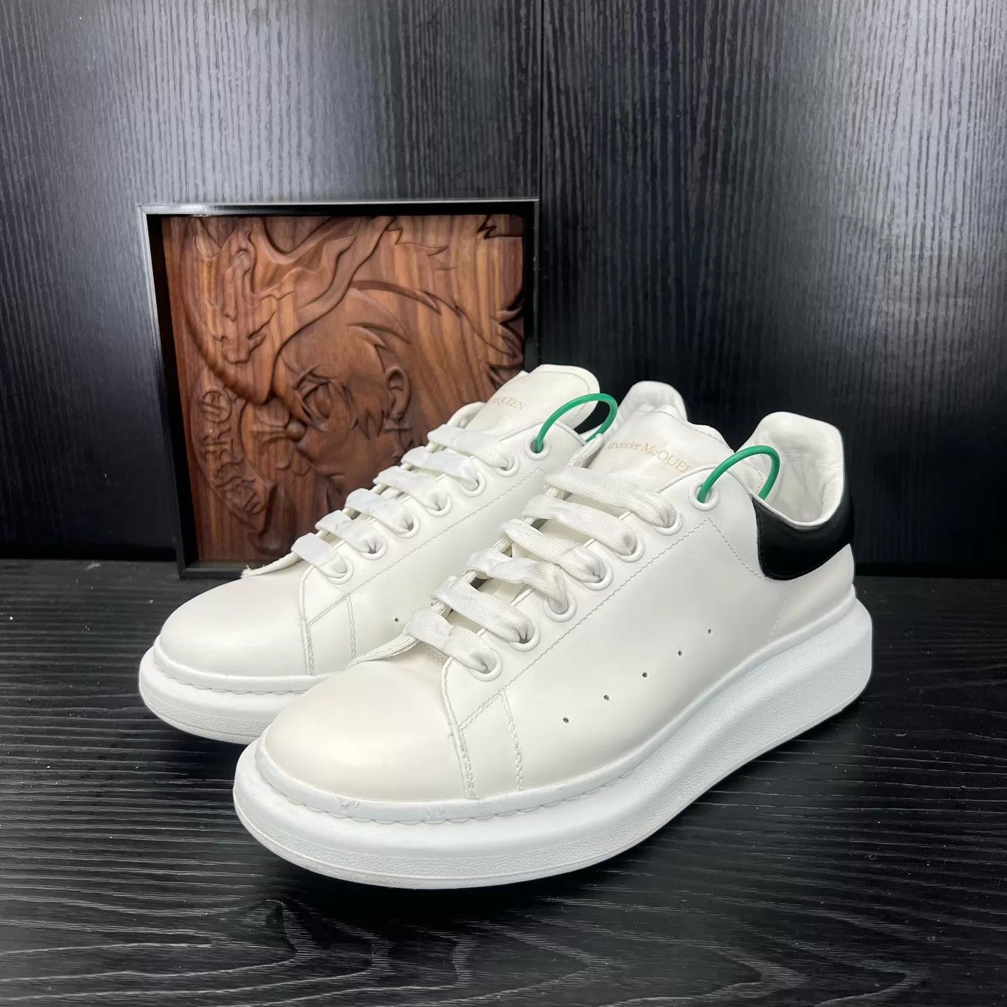 Alexander McQueen McQ Black Tail Smooth Calfskin 42 Size US 9 / EU 42 - 1 Thumbnail