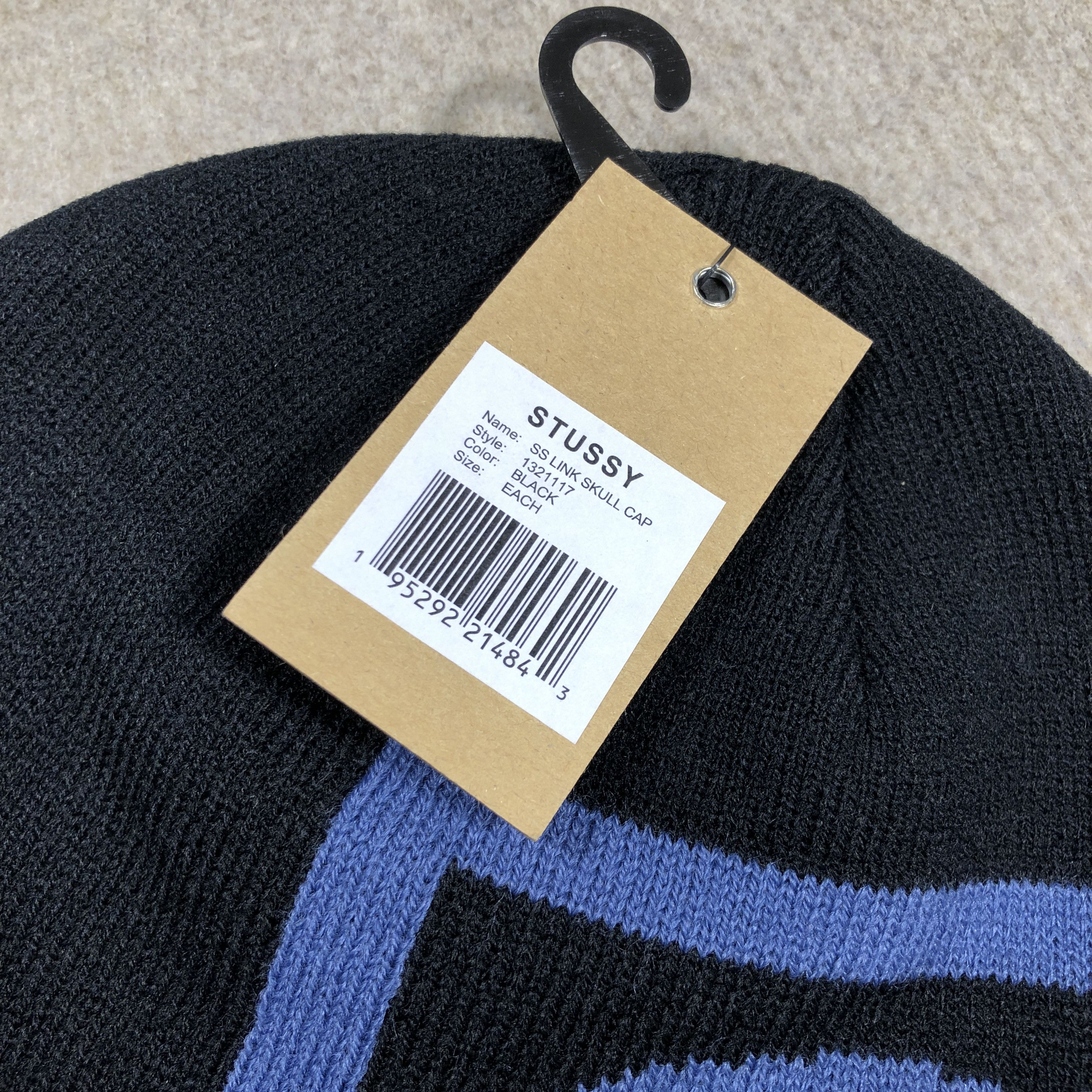 Stussy STUSSY SS SKULLCAP BEANIE HAT • BLACK Size ONE SIZE - 3 Thumbnail