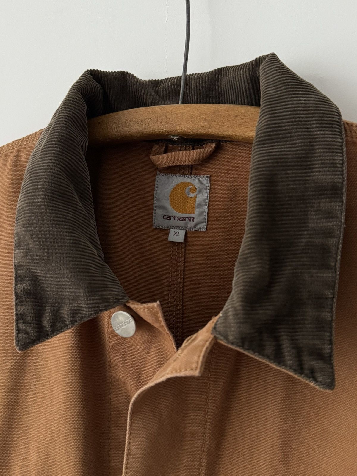 Carhartt × Vintage Vintage Carhartt Repaired Michigan Coat Size US XL / EU 56 / 4 - 4 Thumbnail