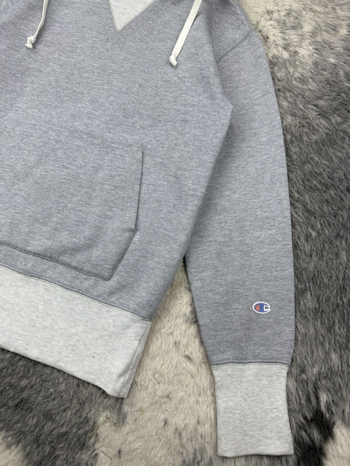 Champion 1950s Champion Running Man Tag Two Tone Afterhood Hoodie Size US M / EU 48-50 / 2 - 8 Thumbnail