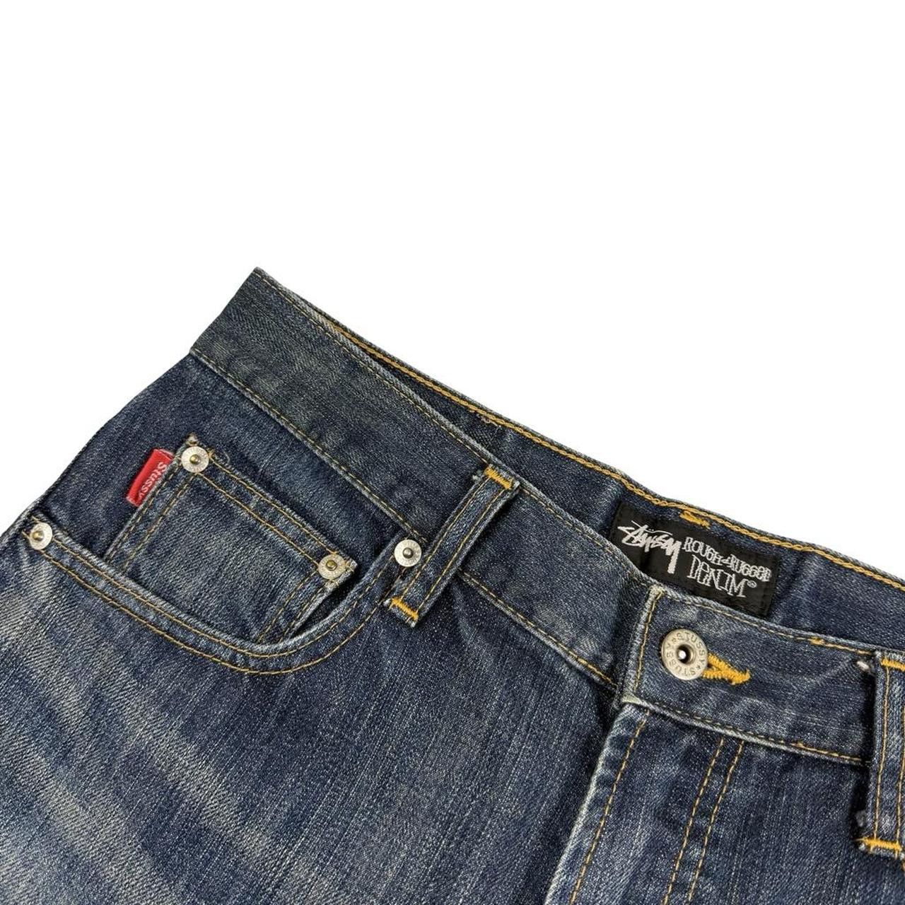 Stussy Vintage 2000s Stussy Embroidered Logo Jeans - Waist: 30” Size US 30 / EU 46 - 6 Thumbnail