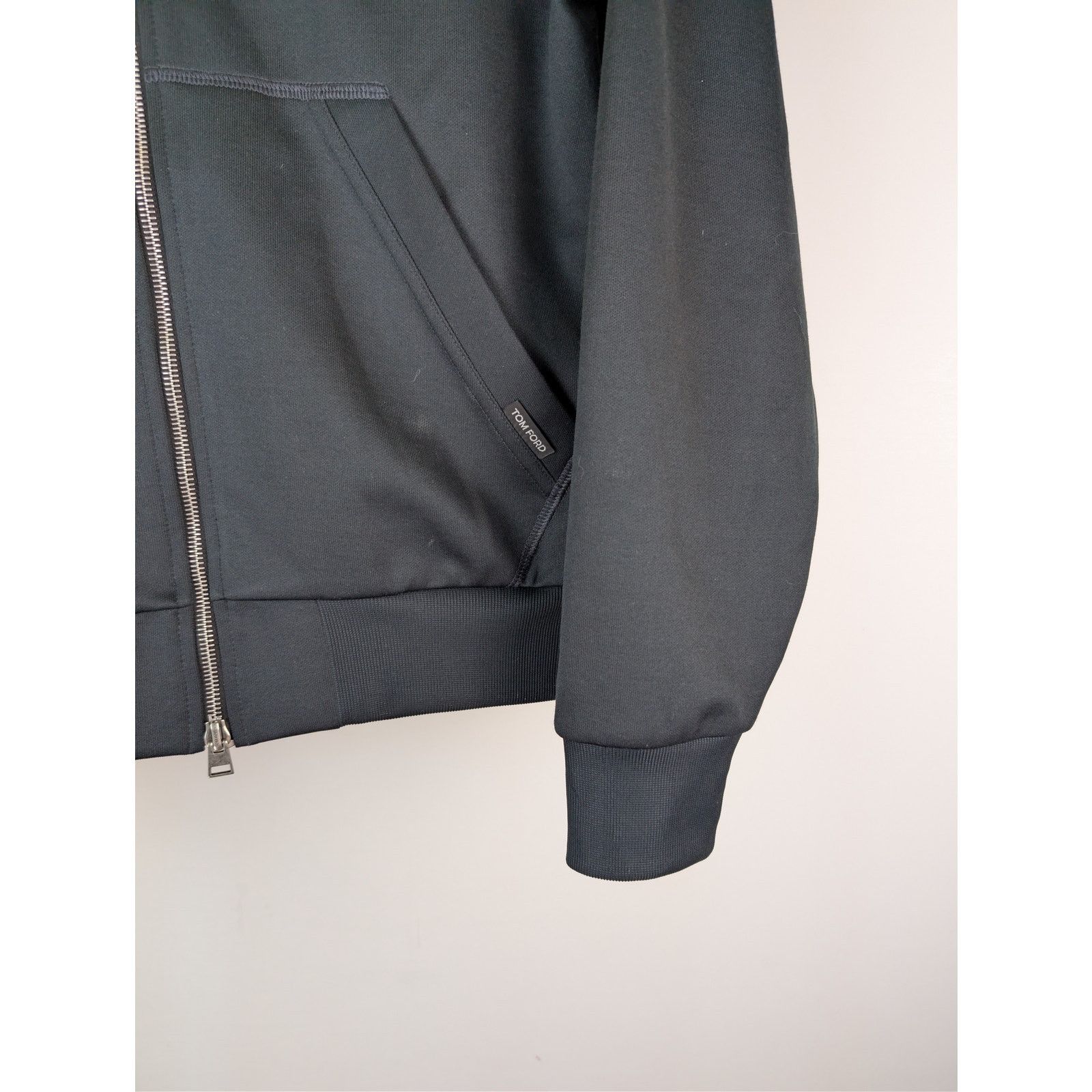 Tom Ford o1rshd1 CC20 High-Neck Track Jacket in Black Size US M / EU 48-50 / 2 - 5 Thumbnail
