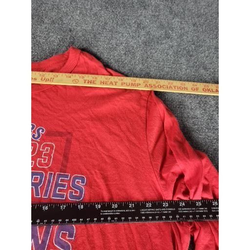 47 Brand Texas Rangers Red 2023 World Series Champions T-Shirt Men Sz Size US XXL / EU 58 / 5 - 4 Thumbnail