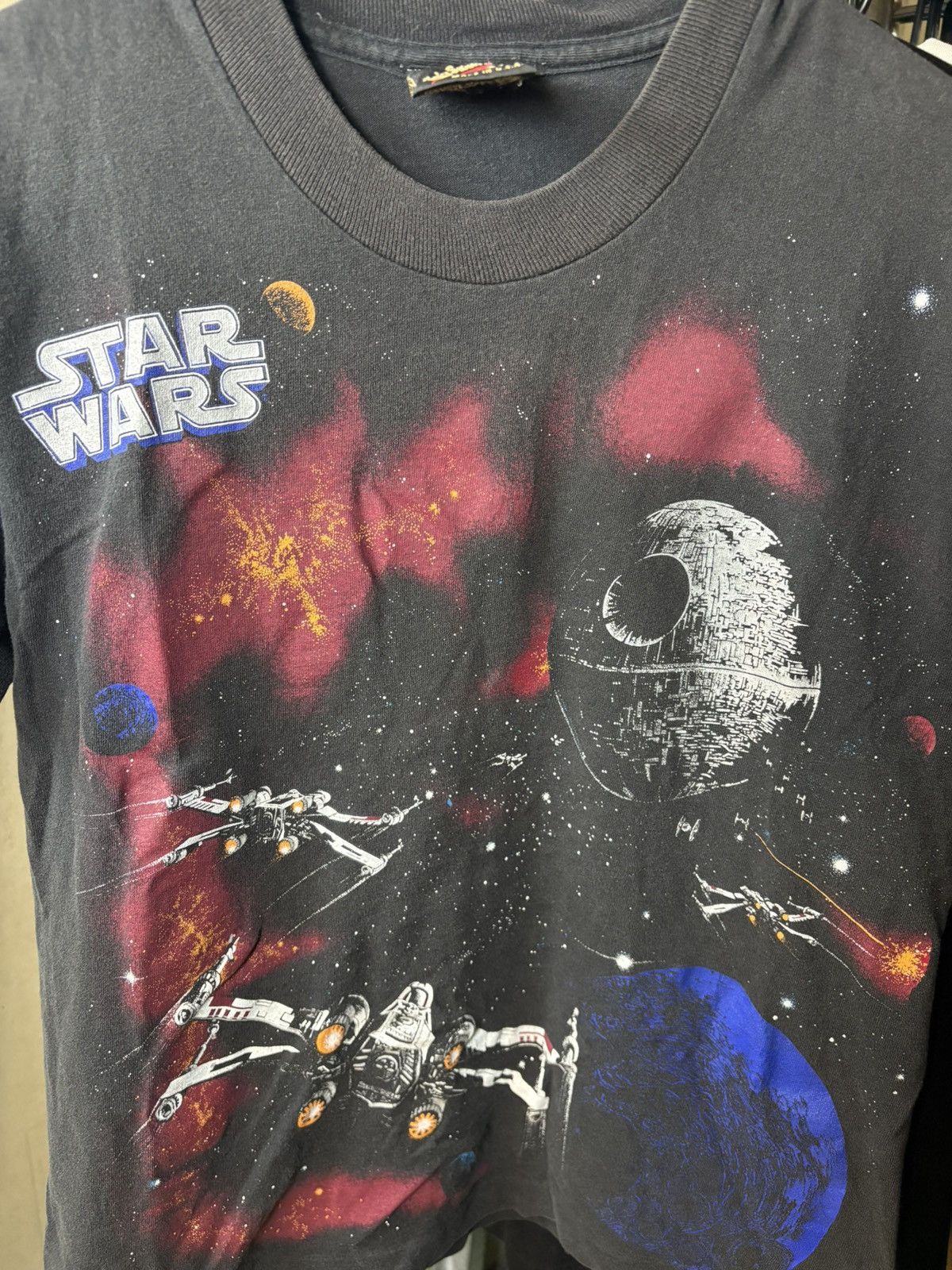 Star Wars × Vintage 1990s Star Wars Movie AOP Promo T-Shirt Size US S / EU 44-46 / 1 - 3 Thumbnail
