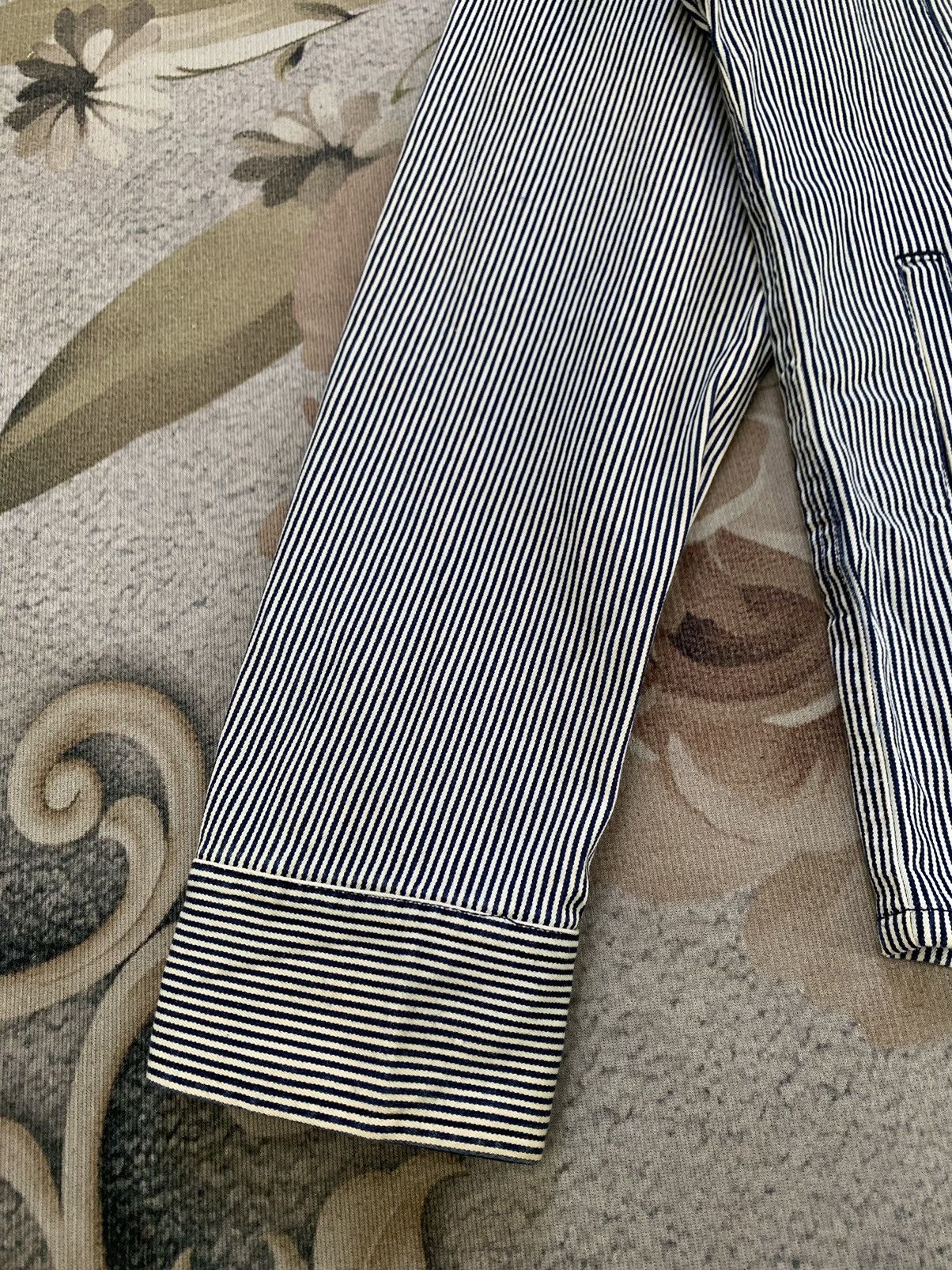 Japanese Brand Hickory Stripes Back Point Jacket Size US M / EU 48-50 / 2 - 6 Thumbnail