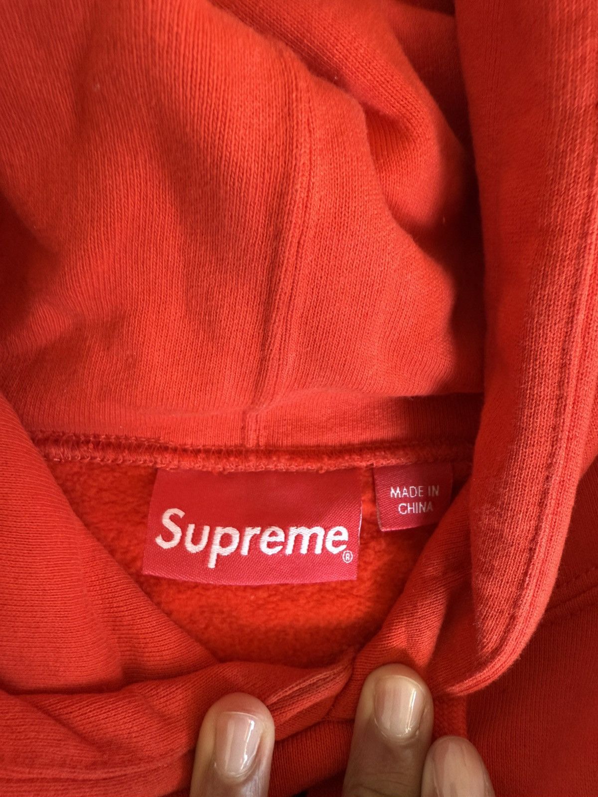Supreme Supreme Team Flocked Hooded Sweatshirt Size US L / EU 52-54 / 3 - 4 Thumbnail