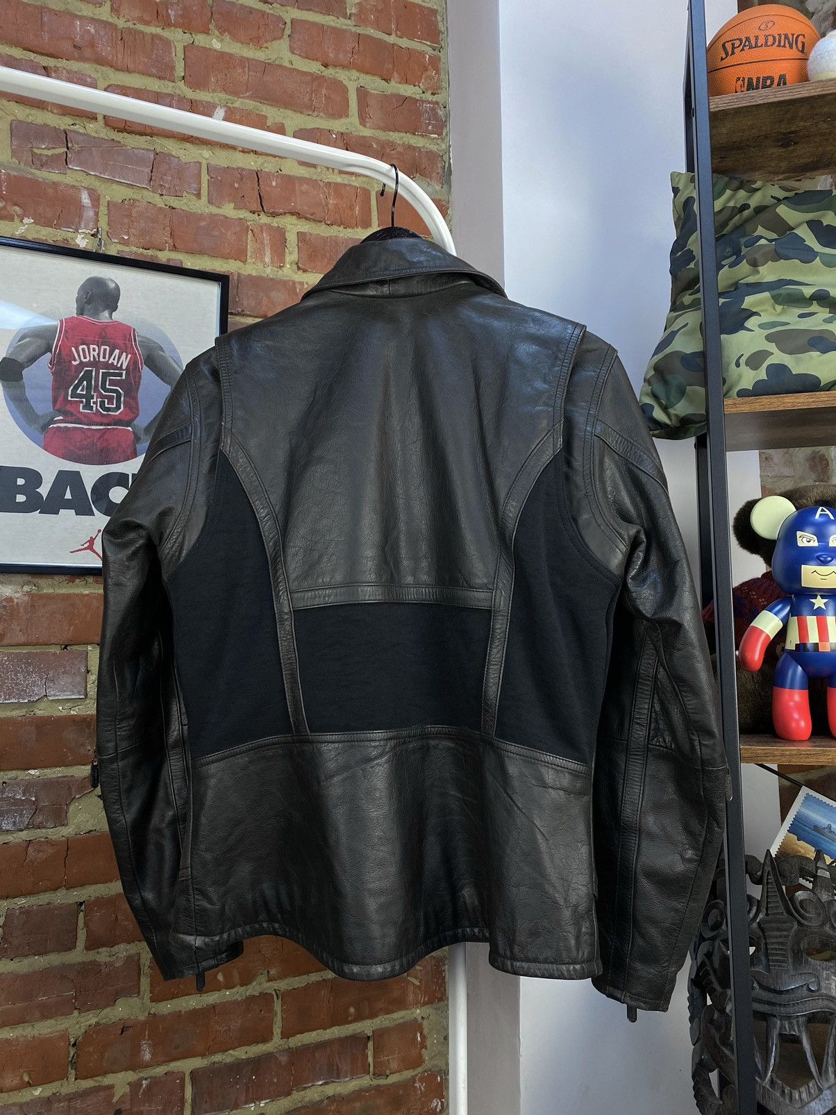 Harley Davidson × Vintage Harley Davidson Motorcycle Biker Black Leather Jacket Size M / US 6-8 / IT 42-44 - 13 Thumbnail
