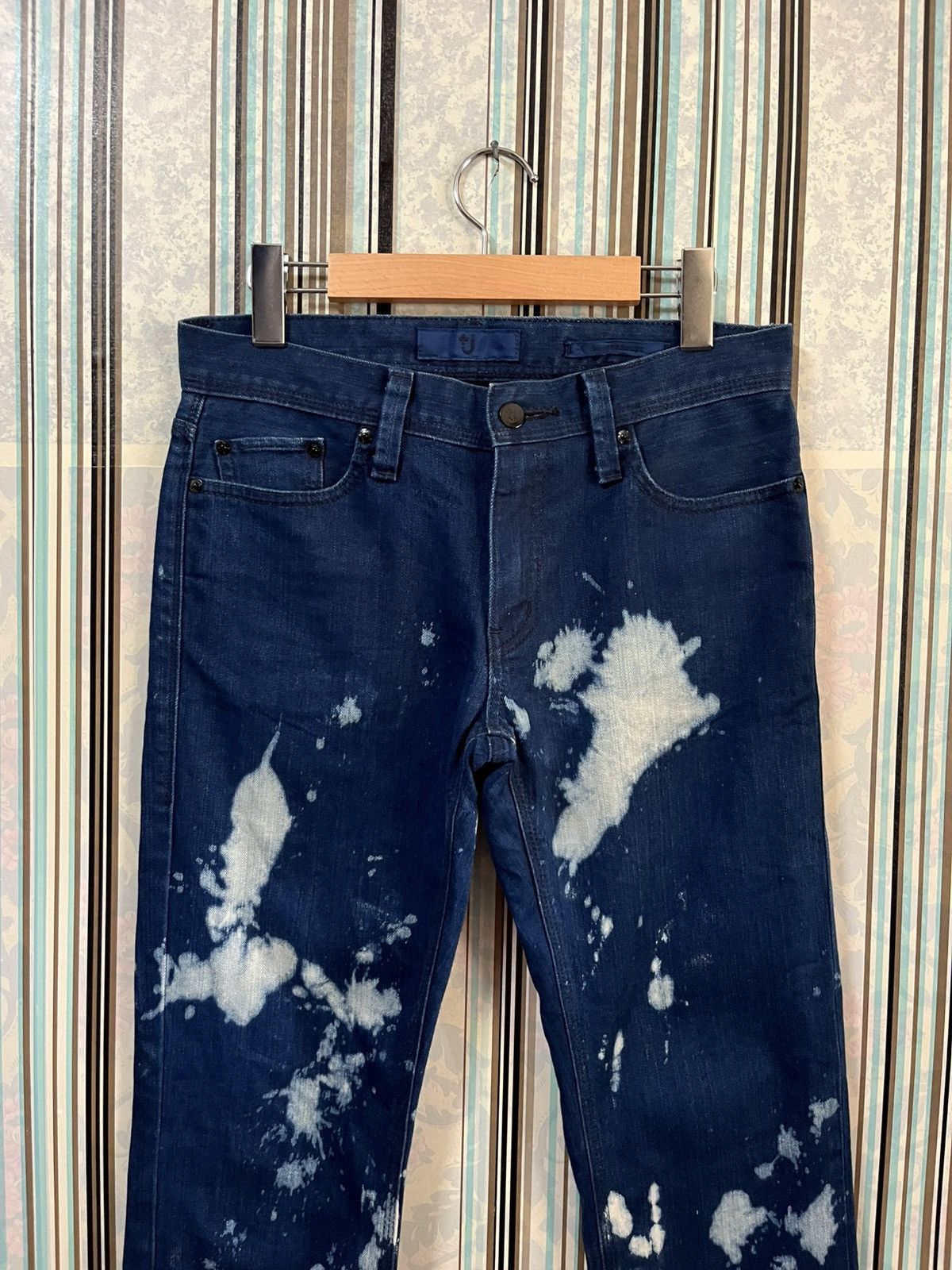 Jil Sander 2000s uniqlo J+ splash acid wash skinny for straight #I3 Size US 30 / EU 46 - 5 Thumbnail