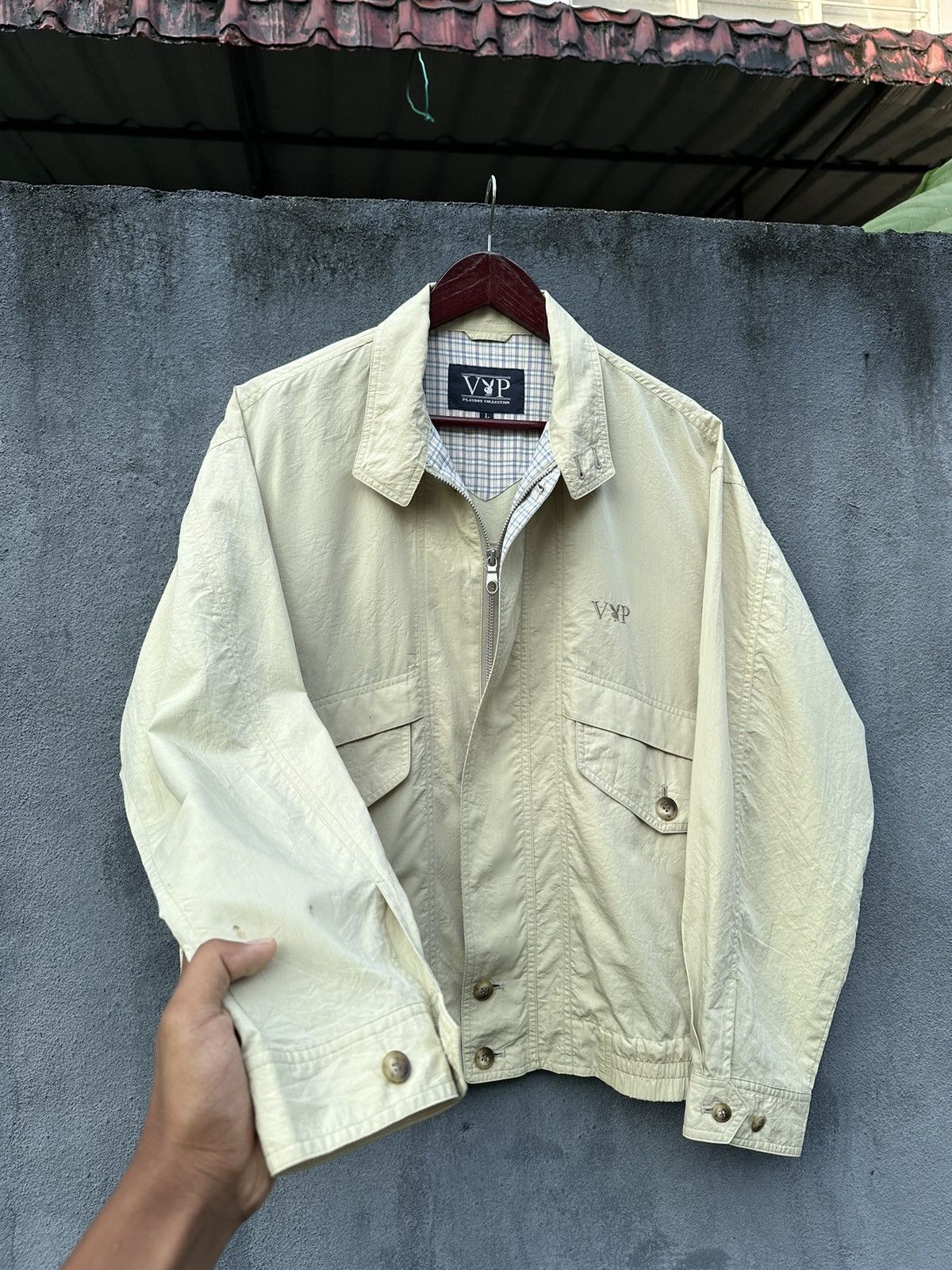 Playboy 👹Playboy Multi Pocket Light Bomber Jacket Size US M / EU 48-50 / 2 - 7 Thumbnail