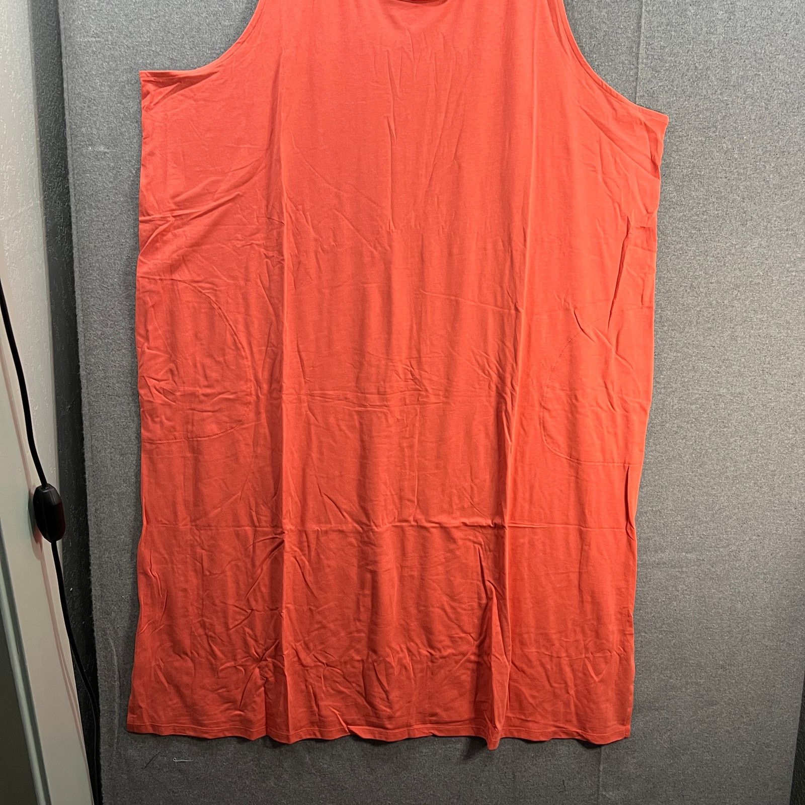 Other AnyBody Cozy Knit Jersey Tank Dress Burnt Sienna Size 4X Size 4XL / US 24-26 - 5 Thumbnail