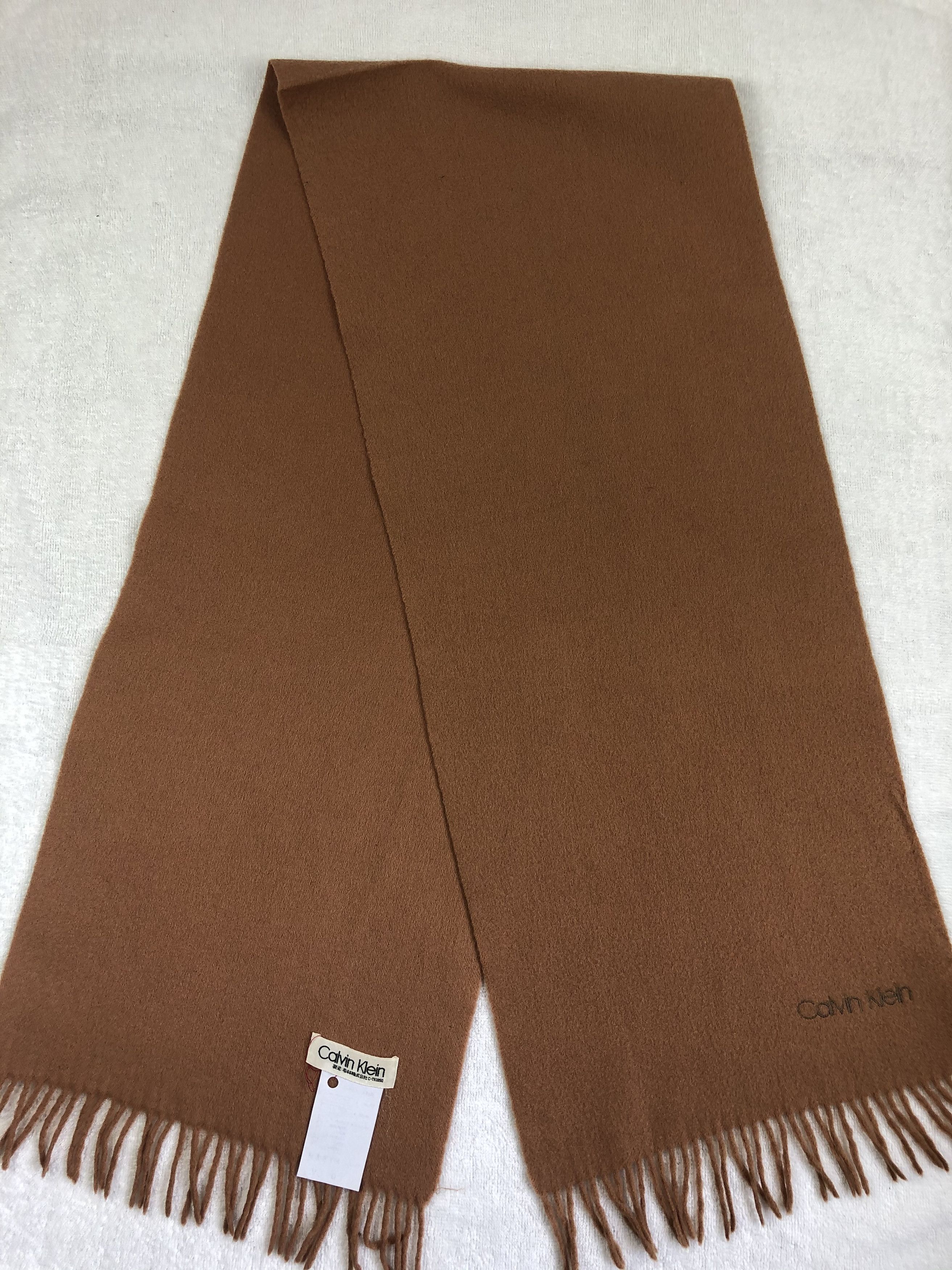 Calvin Klein Calvin Klein Cashmere Scarf / Muffler / Neckwear Size ONE SIZE - 3 Thumbnail