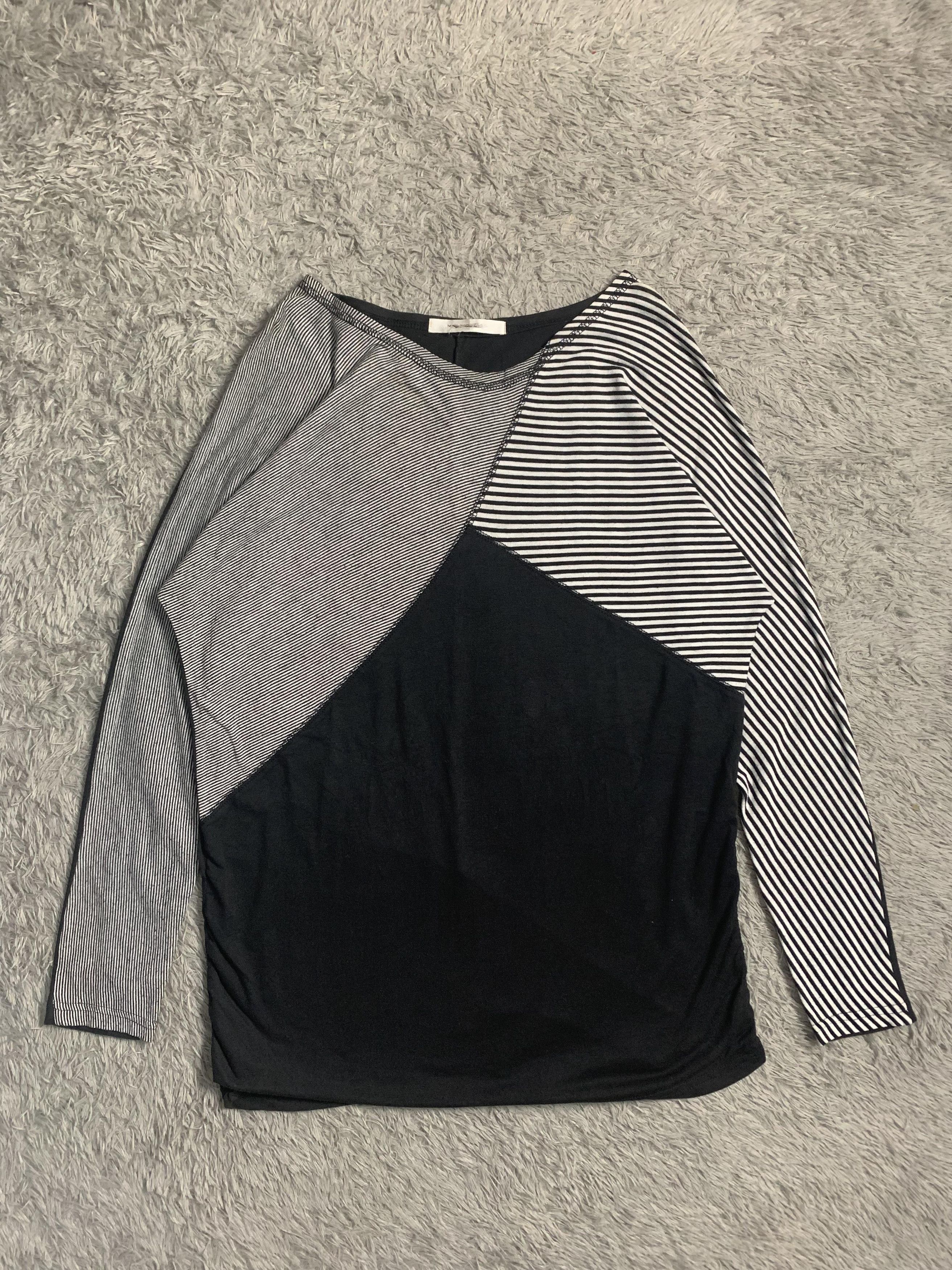 Japanese Brand Japanese Brand Issey Grunge Style Striped Long Sleeve Size US M / EU 48-50 / 2 - 1 Thumbnail