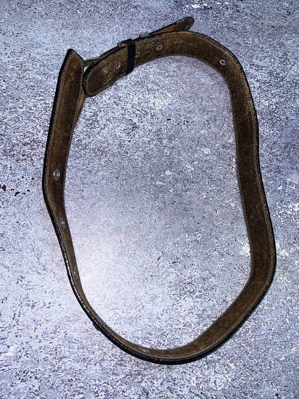 Vintage Vintage Western Barocco Cowboy Cowgirl buckle Leather belt Size ONE SIZE - 12 Thumbnail