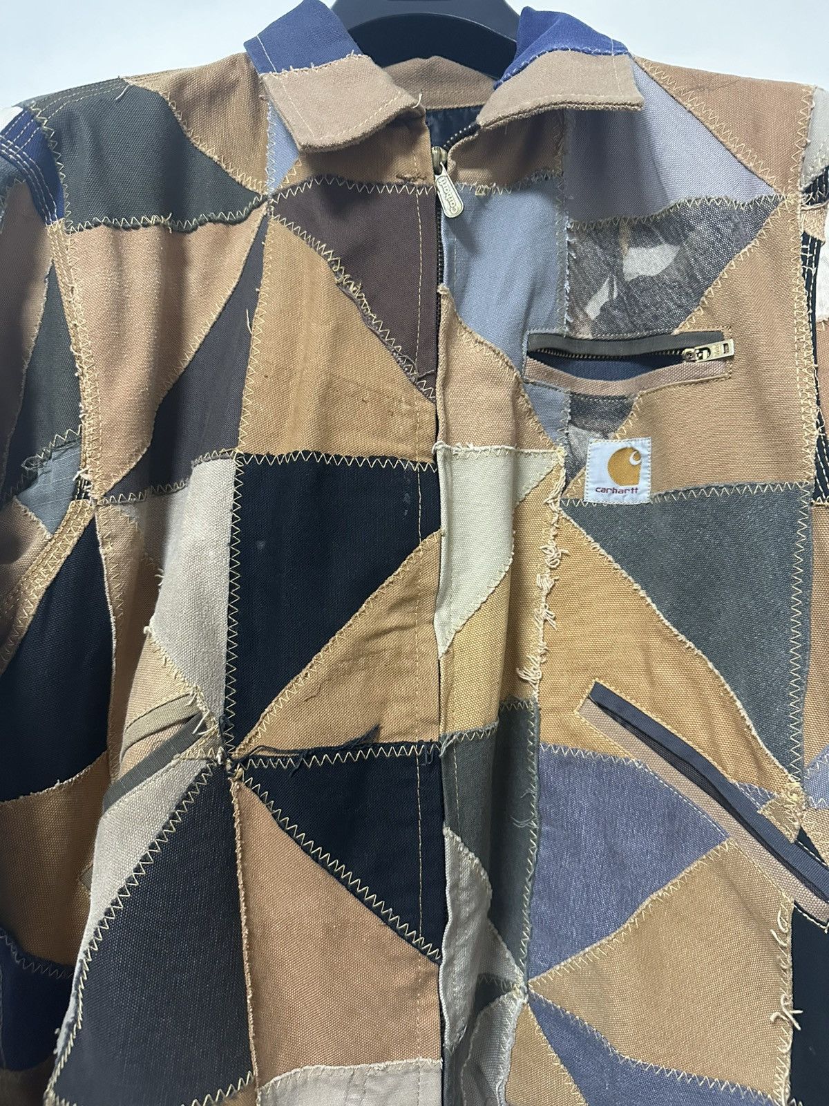 Carhartt Wip Carhartt Patchwork Detroit Jacket Size US M / EU 48-50 / 2 - 2 Thumbnail