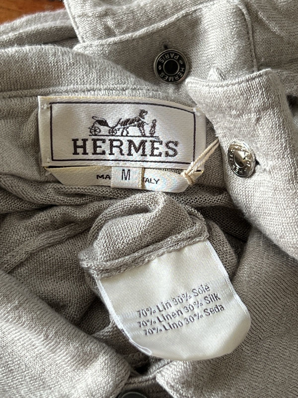 Hermes Hermes linen shirt Size US M / EU 48-50 / 2 - 17 Thumbnail
