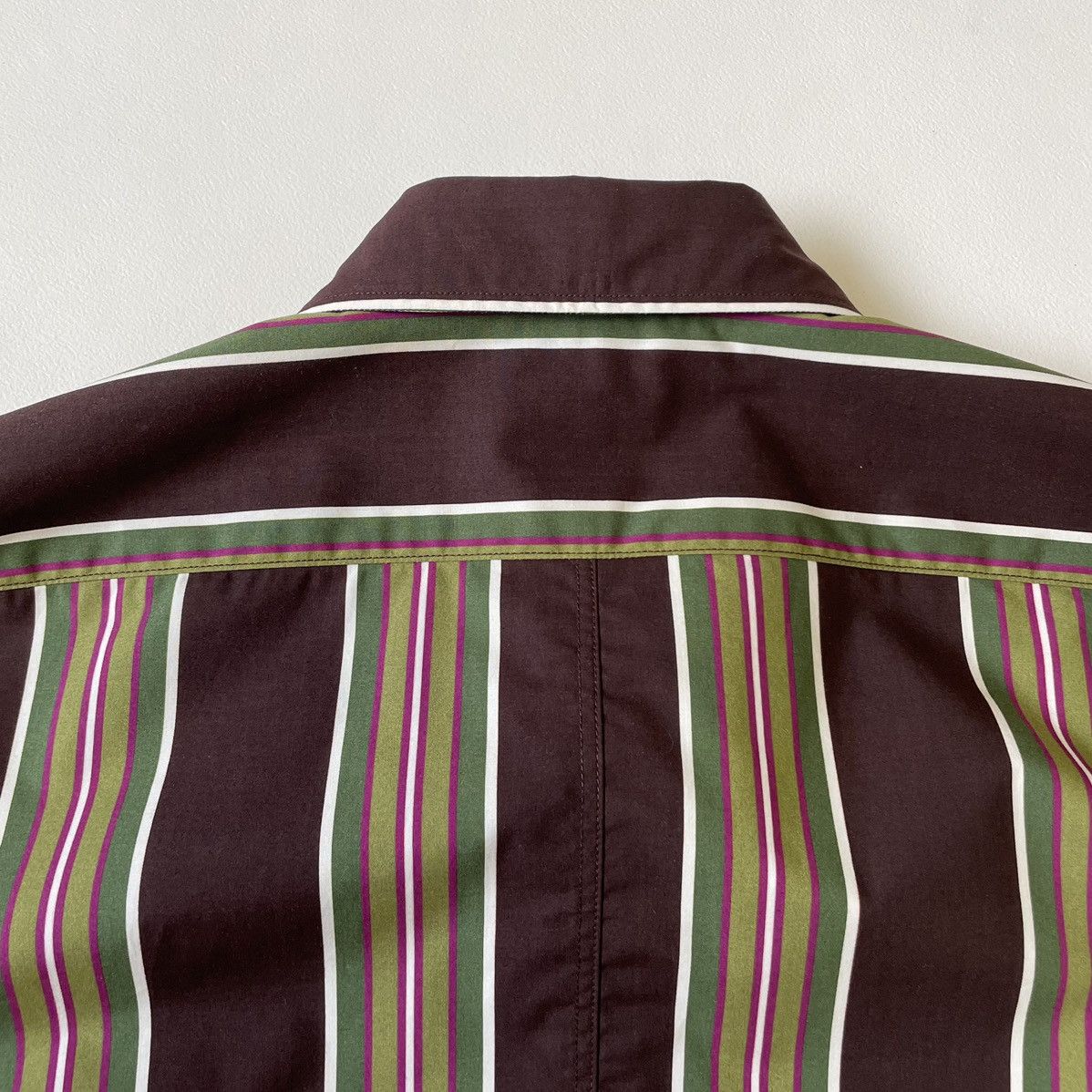 Dries Van Noten Sample Panelled 70s Stripe Shirt Size US M / EU 48-50 / 2 - 11 Thumbnail