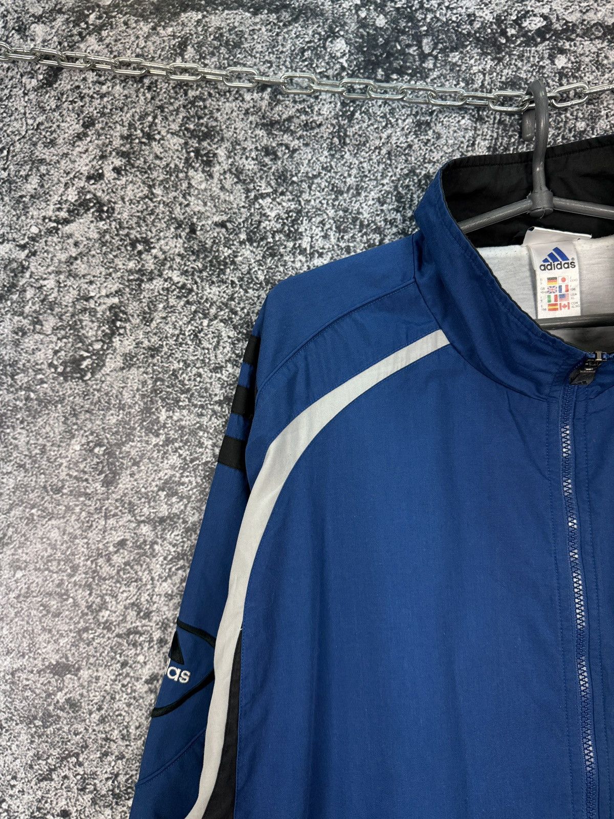 Adidas Men’s Adidas Vintage 90s Full Zip Track Jacket Size XL Size US XL / EU 56 / 4 - 3 Thumbnail