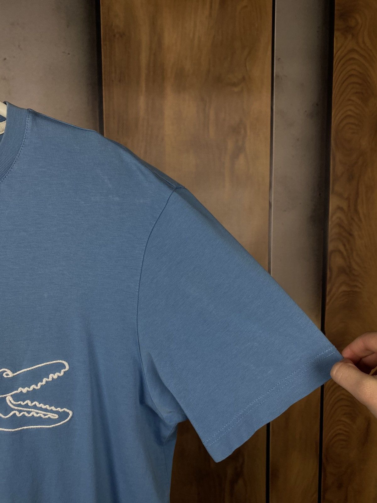 Lacoste Lacoste Big Logo Luxury T-Shirt Tee Short Sleeve Size US L / EU 52-54 / 3 - 4 Thumbnail