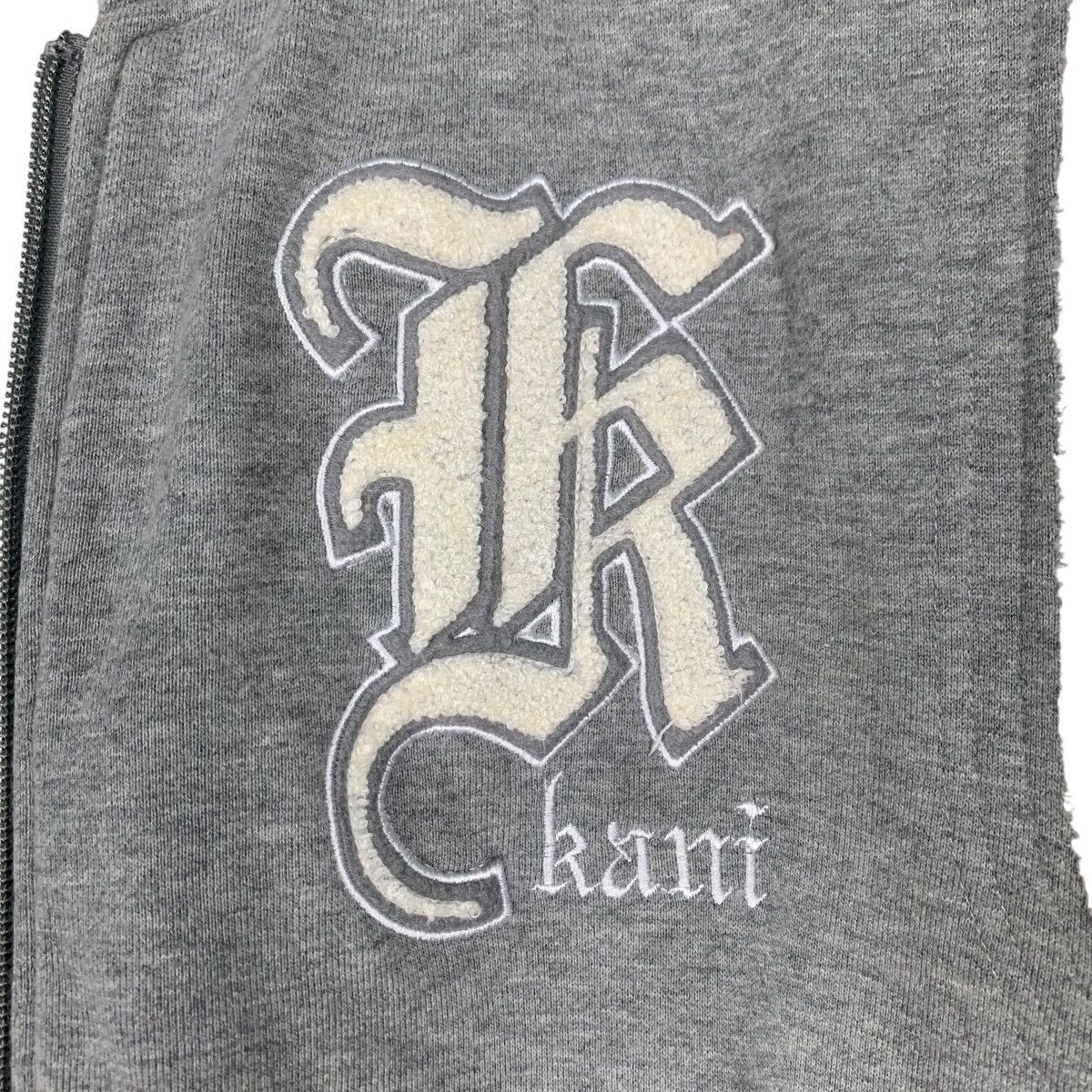 Karl Kani KARL KANI Embroidery Big Logo Sleeveless Hoodies #1244-C56 Size US M / EU 48-50 / 2 - 16 Thumbnail