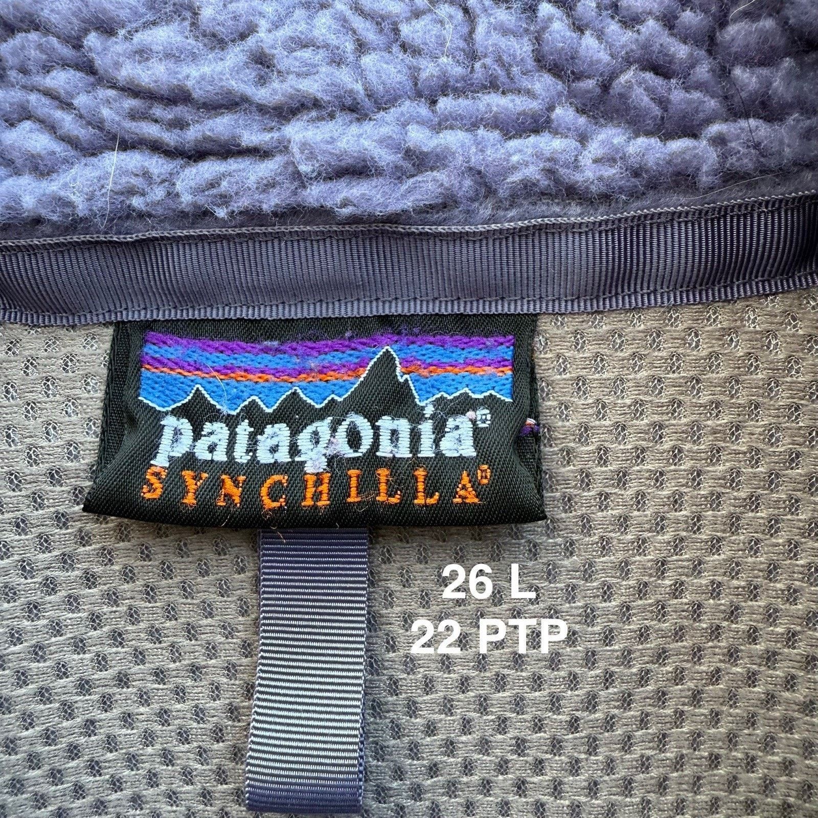 Patagonia × Vintage Patagonia Retro X Jacket Women's L Purple Full Zip Deep Pile Size L / US 10 / IT 46 - 6 Thumbnail
