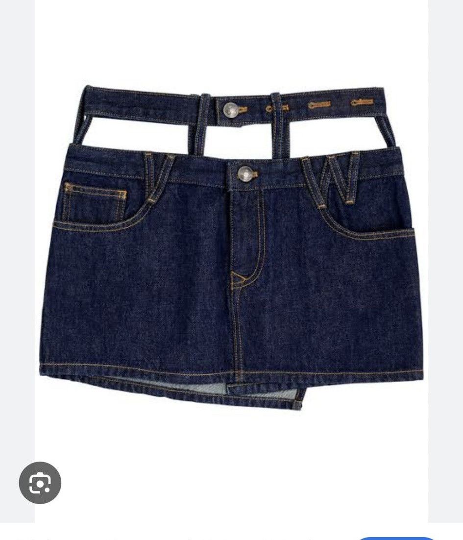 Vivienne Westwood Vivienne Westwood Cut out Denim Mini Skirt Size 26" / US 2 / IT 38 - 2 Thumbnail