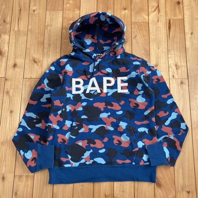 Bape Rhinestone BAPE CAMO Pullover Hoodie a bathing ape Size US L / EU 52-54 / 3 - 2 Thumbnail