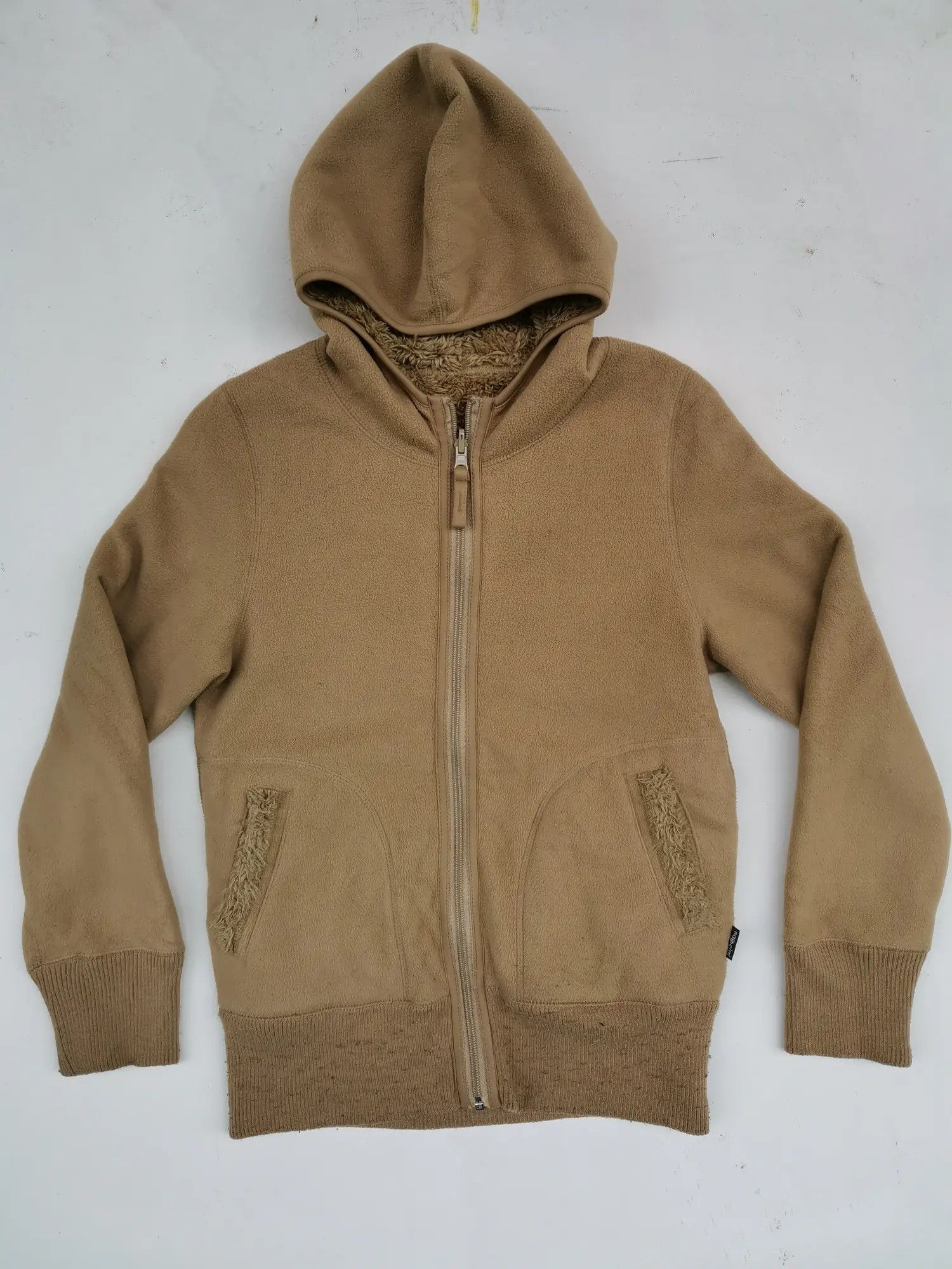 Rare!!! Nappalm Fleece Reversible Zipper Hoodie