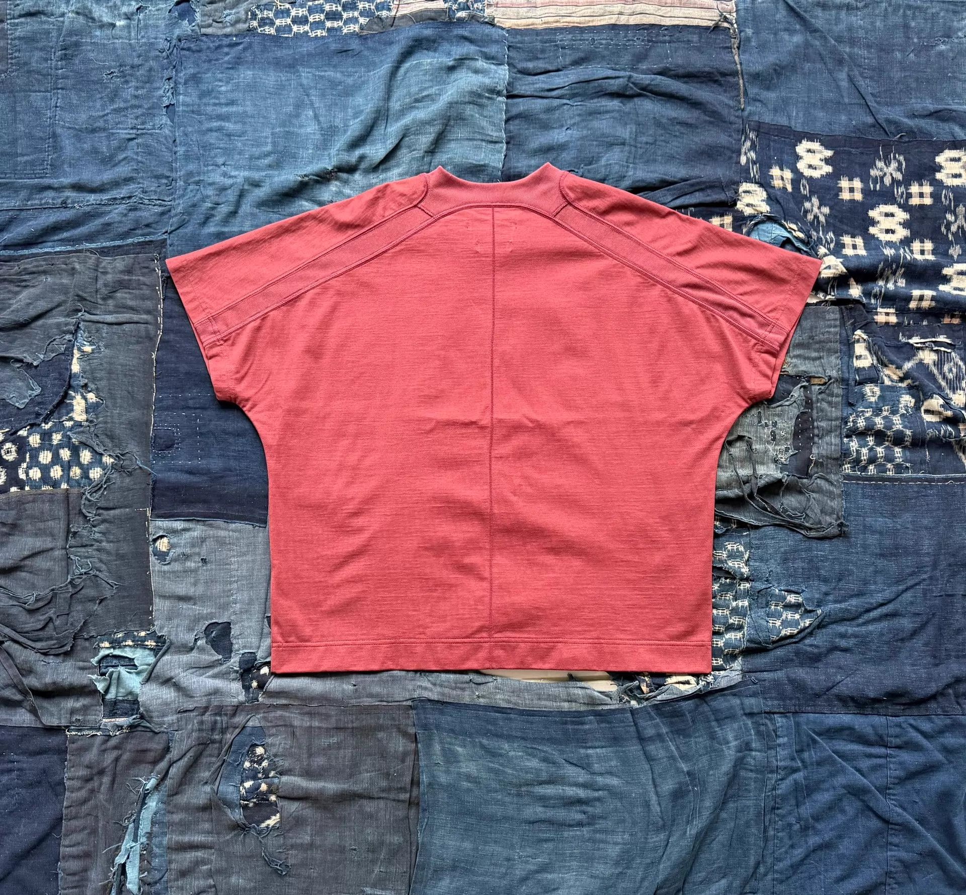 Goldwin GOLDWIN 25aw x Jlal Dolman Tee plant fiber red 2 Size M / US 6-8 / IT 42-44 - 2 Thumbnail