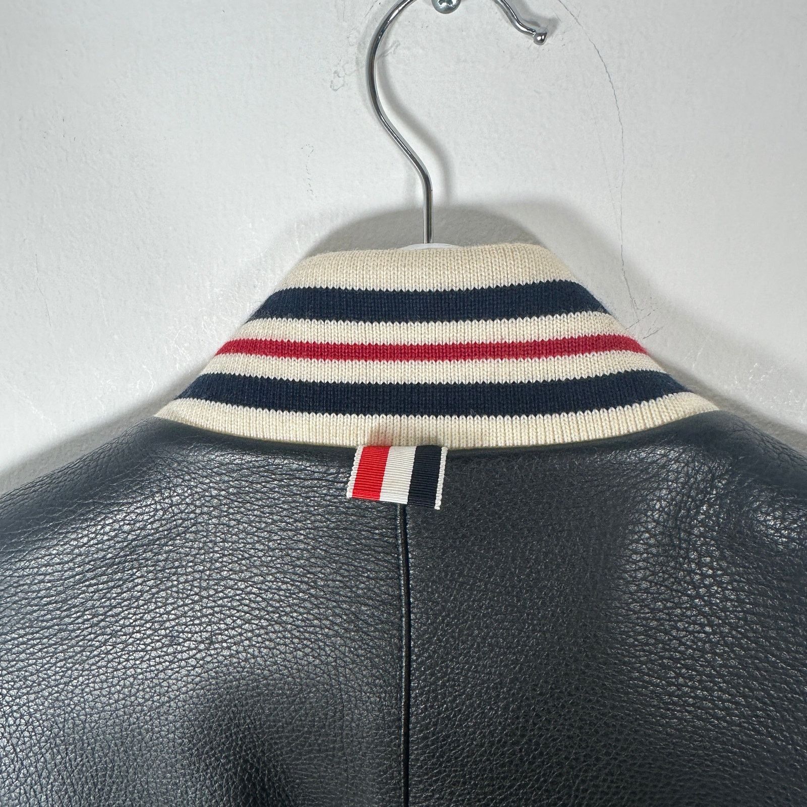 Thom Browne Thom Browne Deerskin Leather Varsity Jacket Size 1 Size US S / EU 44-46 / 1 - 5 Thumbnail