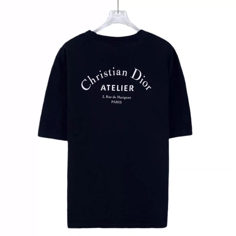 Dior Christian Dior Black Logo Cotton T-2505 Size XS / US 0-2 / IT 36-38 - 2 Thumbnail