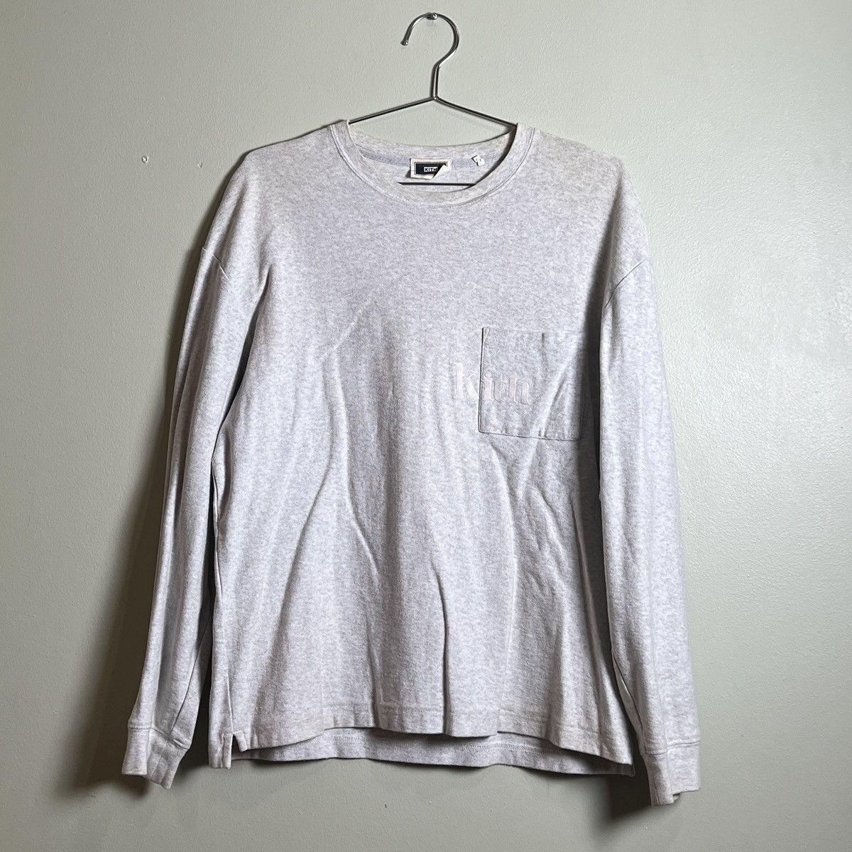 Kith #007 - KITH Quinn Sweater (Heather White) Size US S / EU 44-46 / 1 - 1 Thumbnail