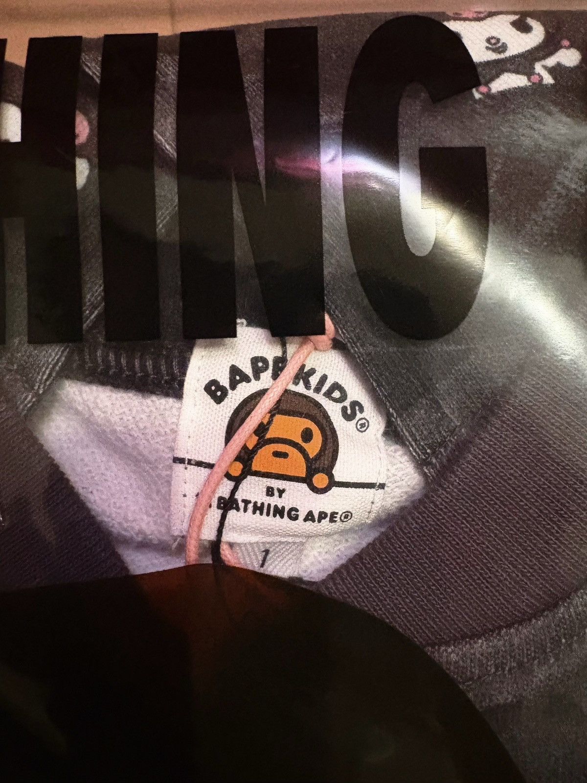 Bape Japan Exclusive BAPE x Sanrio Kuromi Camo Hoodie w/ Ears Size XXS / US 00 / IT 34 - 4 Thumbnail