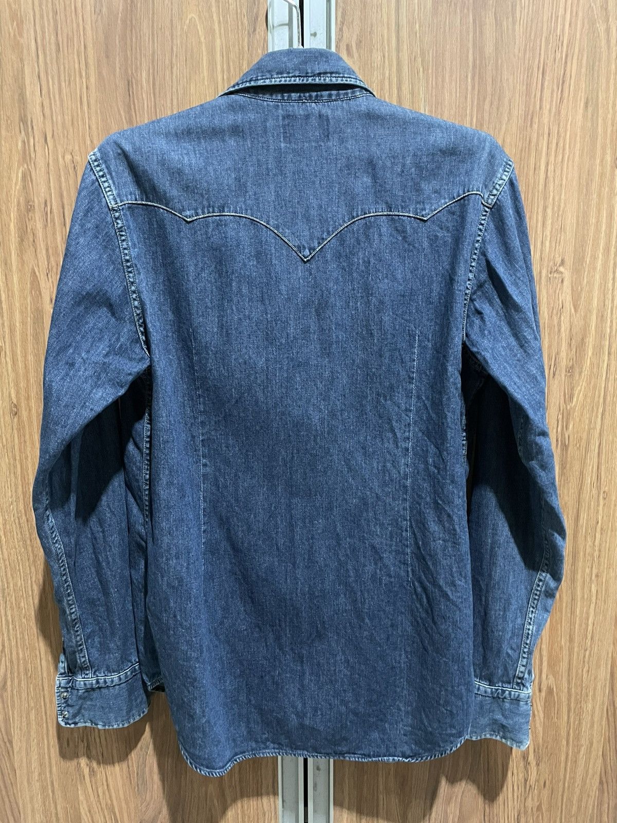 Spellbound SPELLBOUND PEARL SNAP-BUTTON DENIM SHIRT MADE IN JAPAN Size US M / EU 48-50 / 2 - 2 Thumbnail