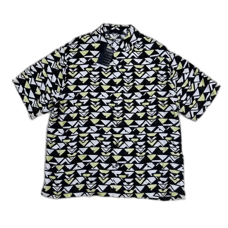 Prada Prada Triangle Logo Silk Short Sleeve Shirt-yf Size US L / EU 52-54 / 3 - 1 Thumbnail