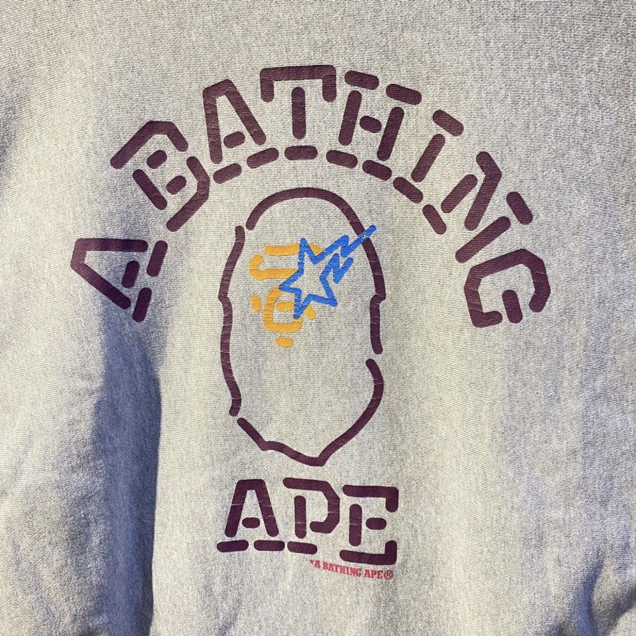 Bape × Vintage Neon Logo Crewneck Sweatshirts Size US L / EU 52-54 / 3 - 3 Thumbnail