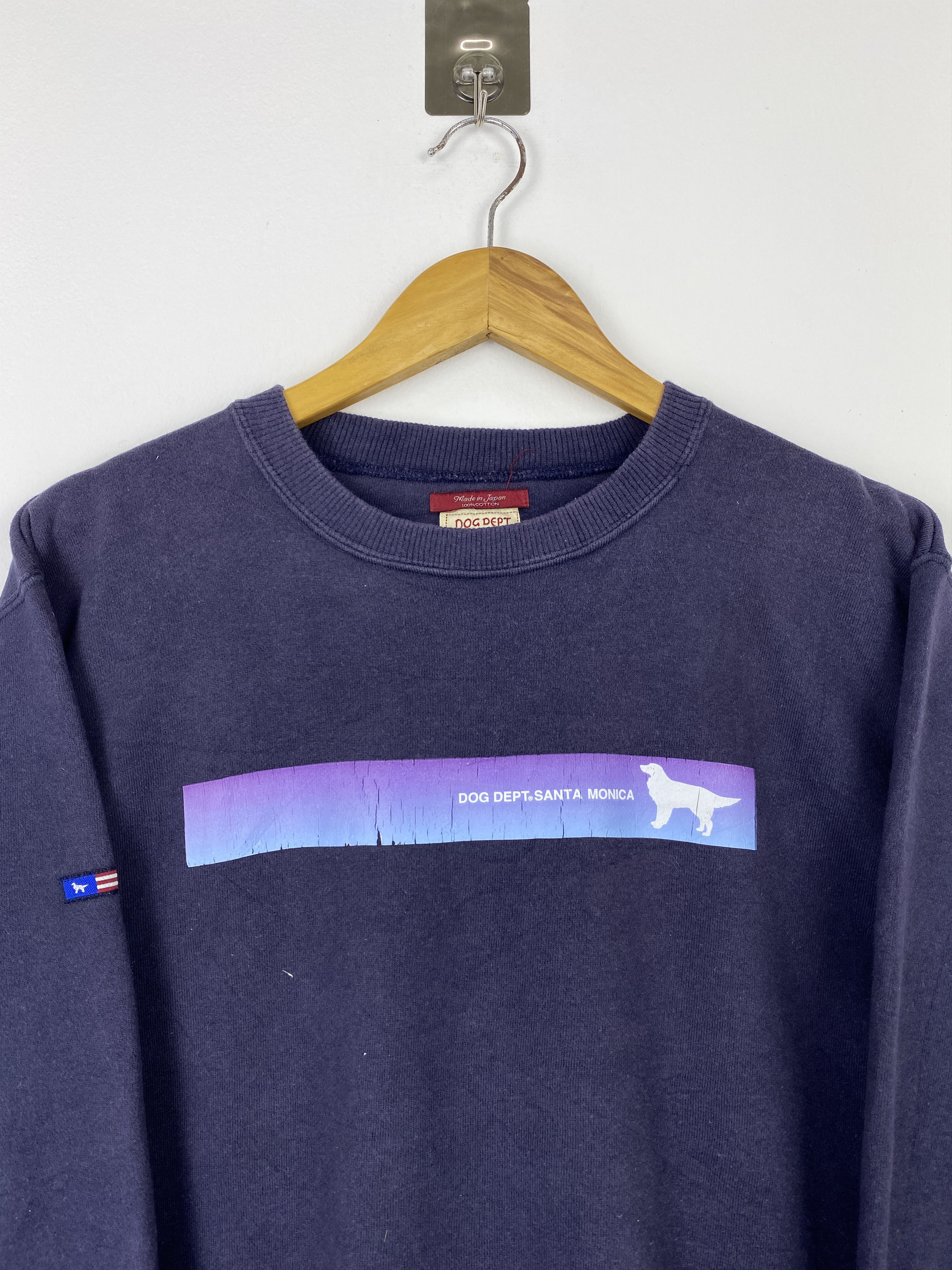 Vintage 90s Dog Dept Santa Monica Made In Japan Sweatshirt SH0477 Size US S / EU 44-46 / 1 - 2 Thumbnail