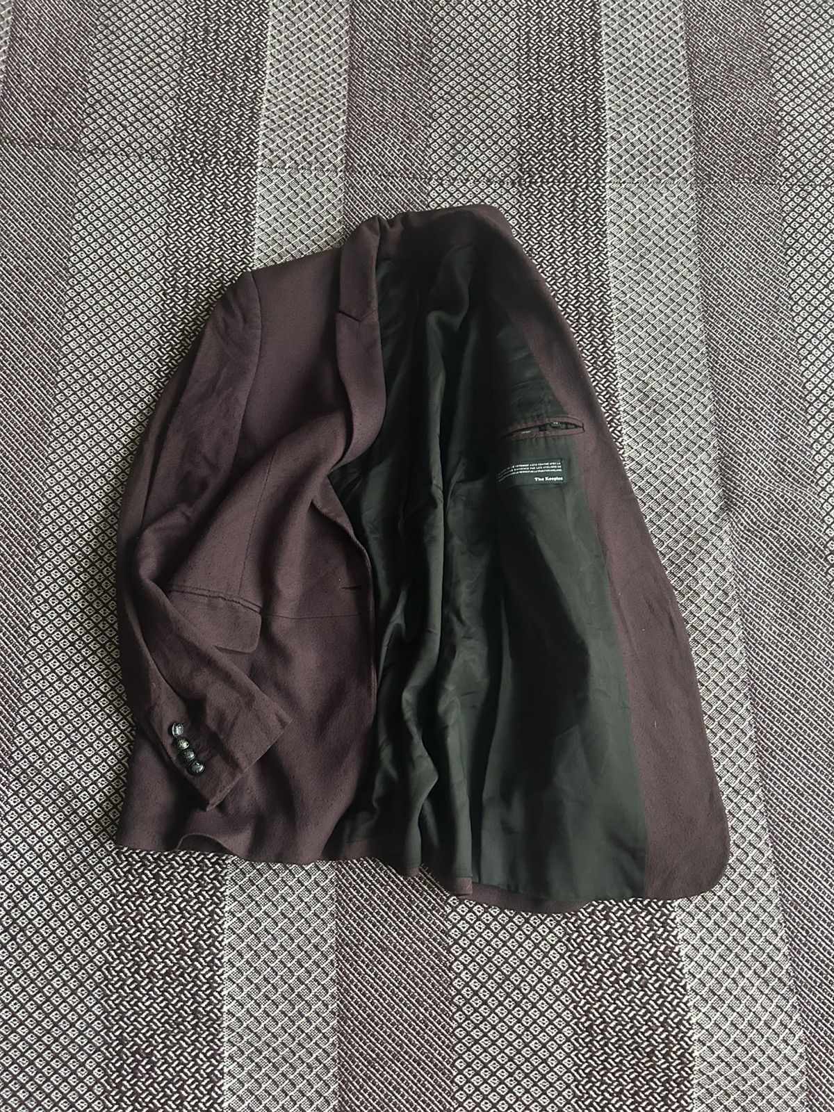 The Kooples The Kooples Viscose Women Burgundy Blazer Sz 40 Solid Style Size S / US 4 / IT 40 - 10 Thumbnail