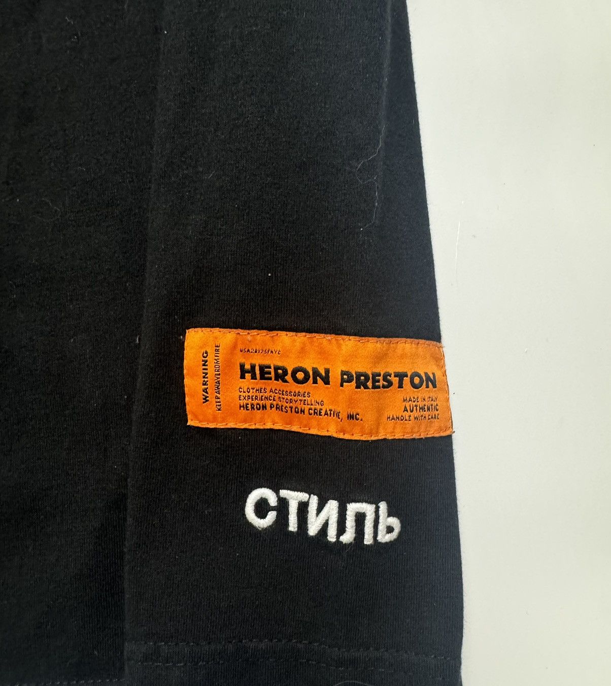 Heron Preston Heron Preston Стиль Long Sleeve T-Shirt Size US XS / EU 42 / 0 - 2 Thumbnail
