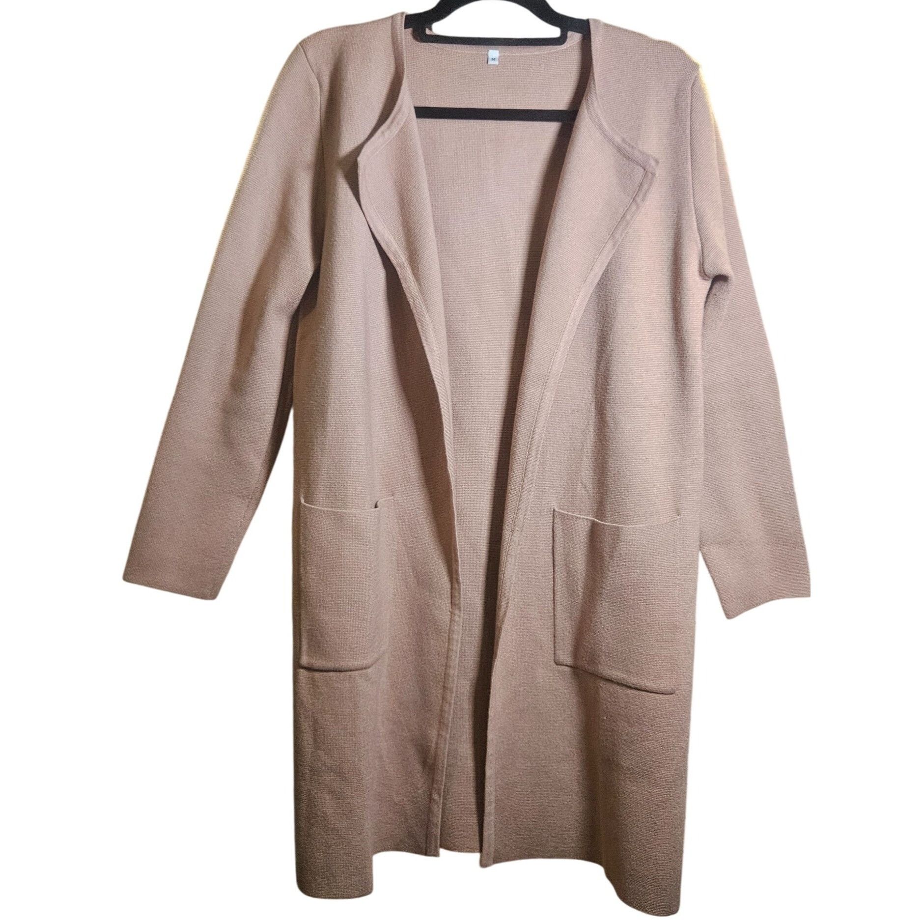Other Women’s Beige Knit Long Cardigan S – Quiet Luxury Layering C Size S / US 4 / IT 40 - 1 Thumbnail