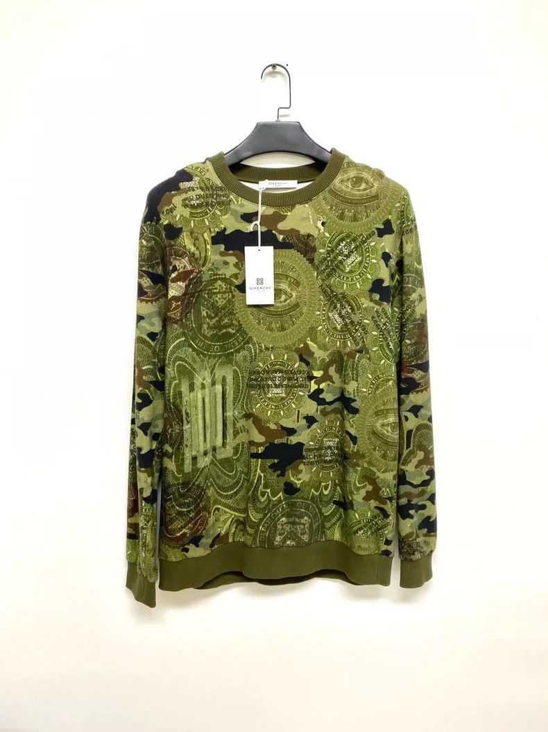 Givenchy Givenchy Barrage Camouflage Hoodie 2505-Nextarrow Size US L / EU 52-54 / 3 - 1 Thumbnail