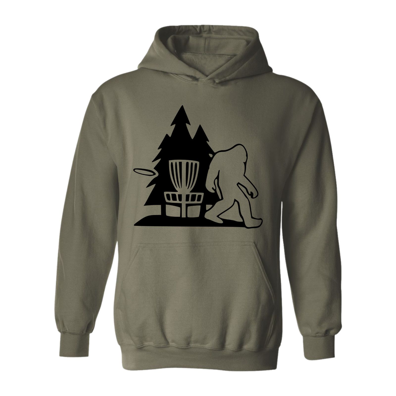 Gildan Disc Golf Hoodie SASQUATCH BASKET Discgolfer Sweatshirt Size US L / EU 52-54 / 3 - 6 Thumbnail