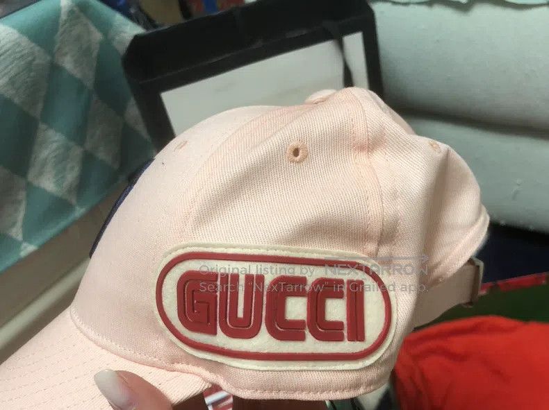 Gucci Gucci Little Rabbit Pink Baseball Cap Size ONE SIZE - 5 Thumbnail