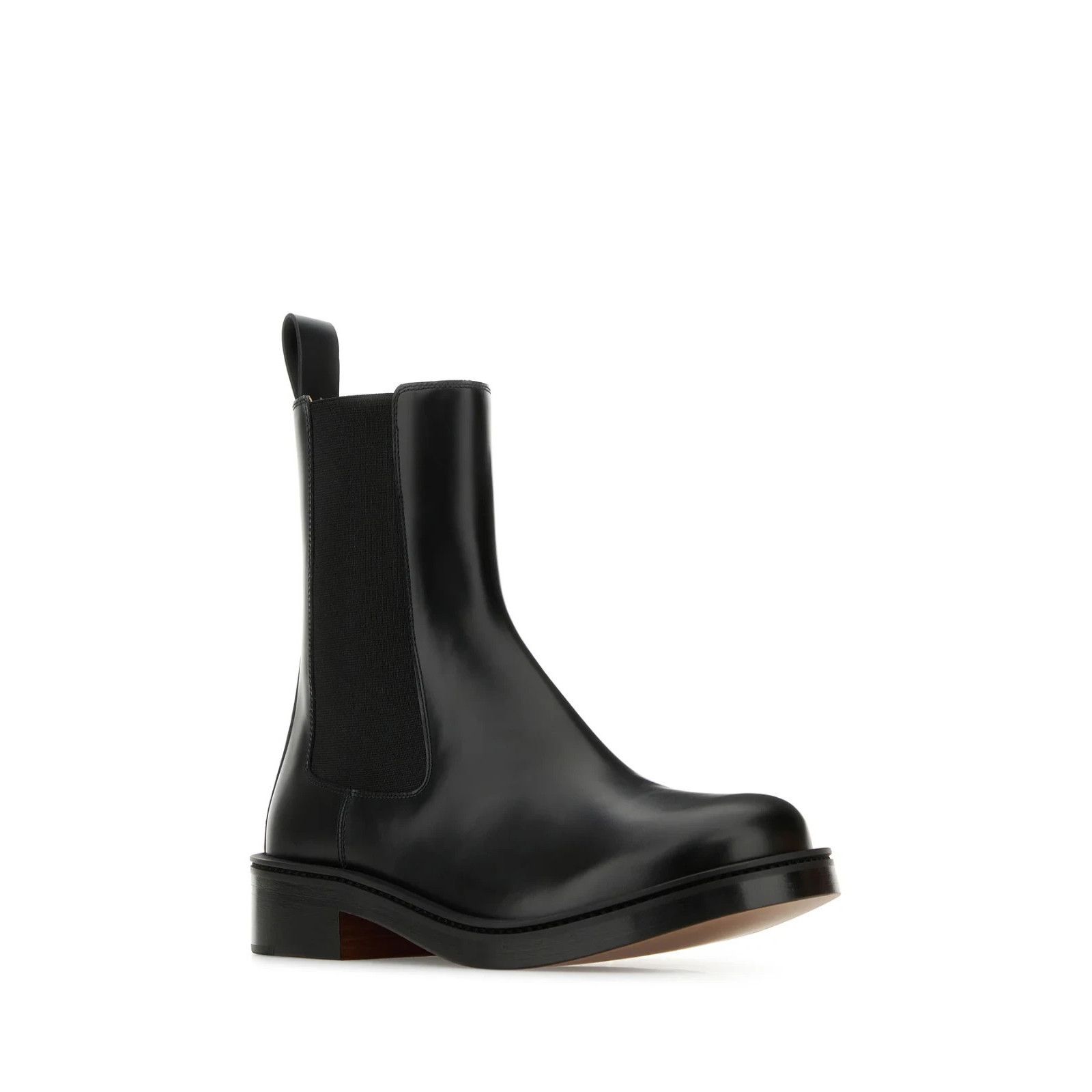 Alexander McQueen ALEXANDER MCQUEEN Black Leather Ankle Boots New & Authentic Size US 12 / EU 45 - 2 Thumbnail