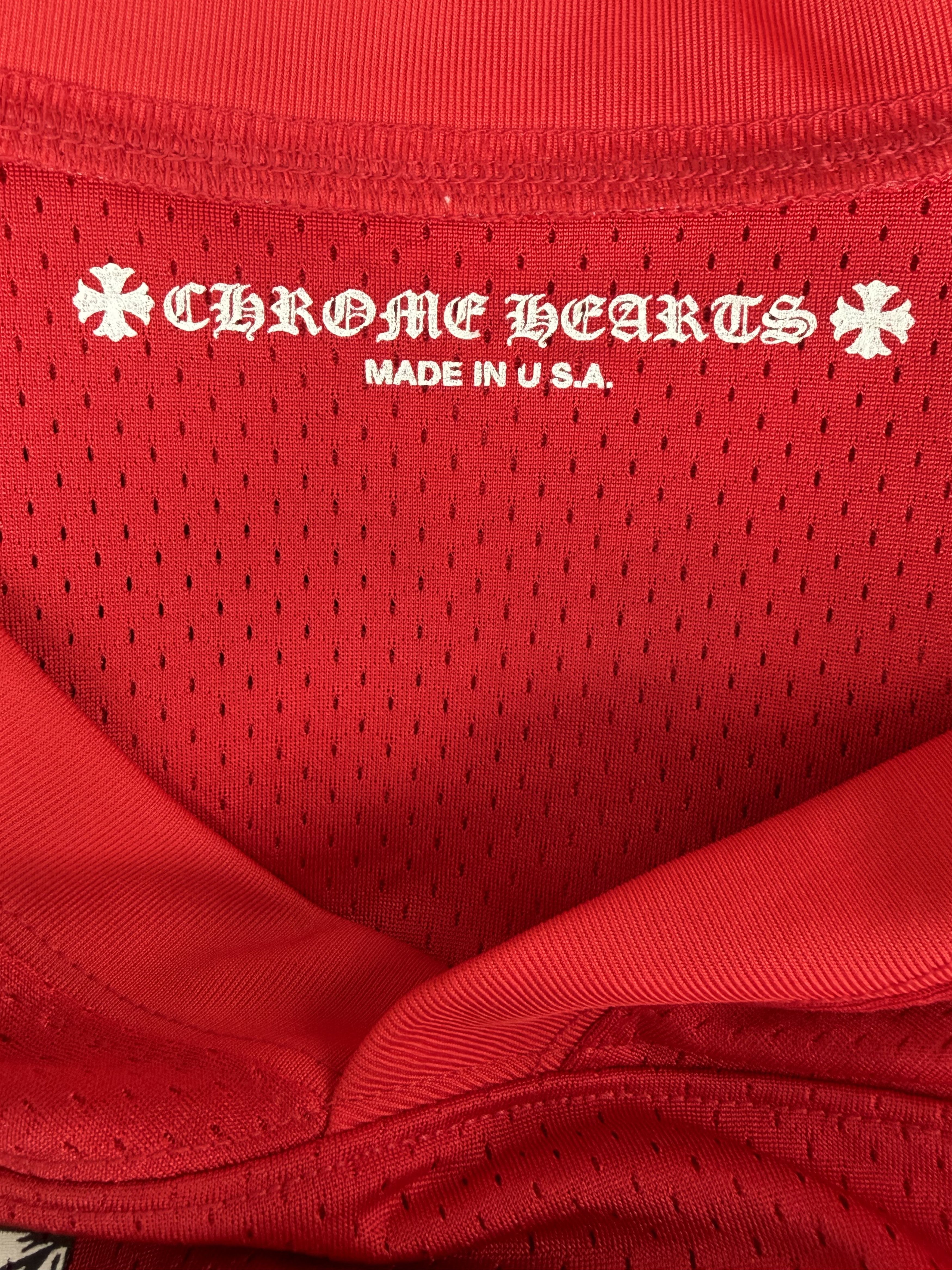 Chrome Hearts Matty Boy Red Form Mesh Jersey Longsleeve T-Shirt Size US L / EU 52-54 / 3 - 3 Thumbnail