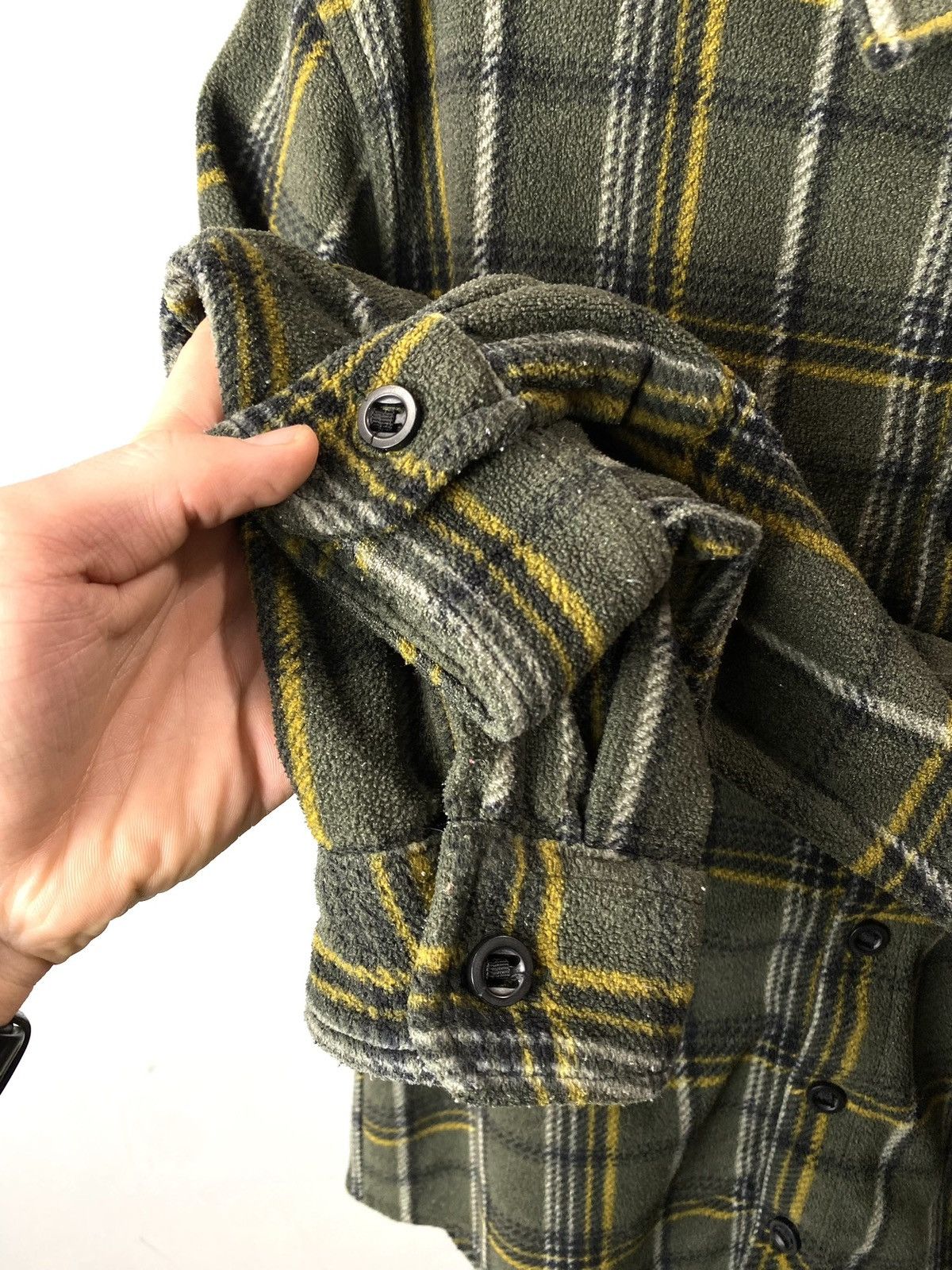 Billabong Vintage 00s Billabong Surf Fleece Flannel Shirt Stussy Size US M / EU 48-50 / 2 - 7 Thumbnail