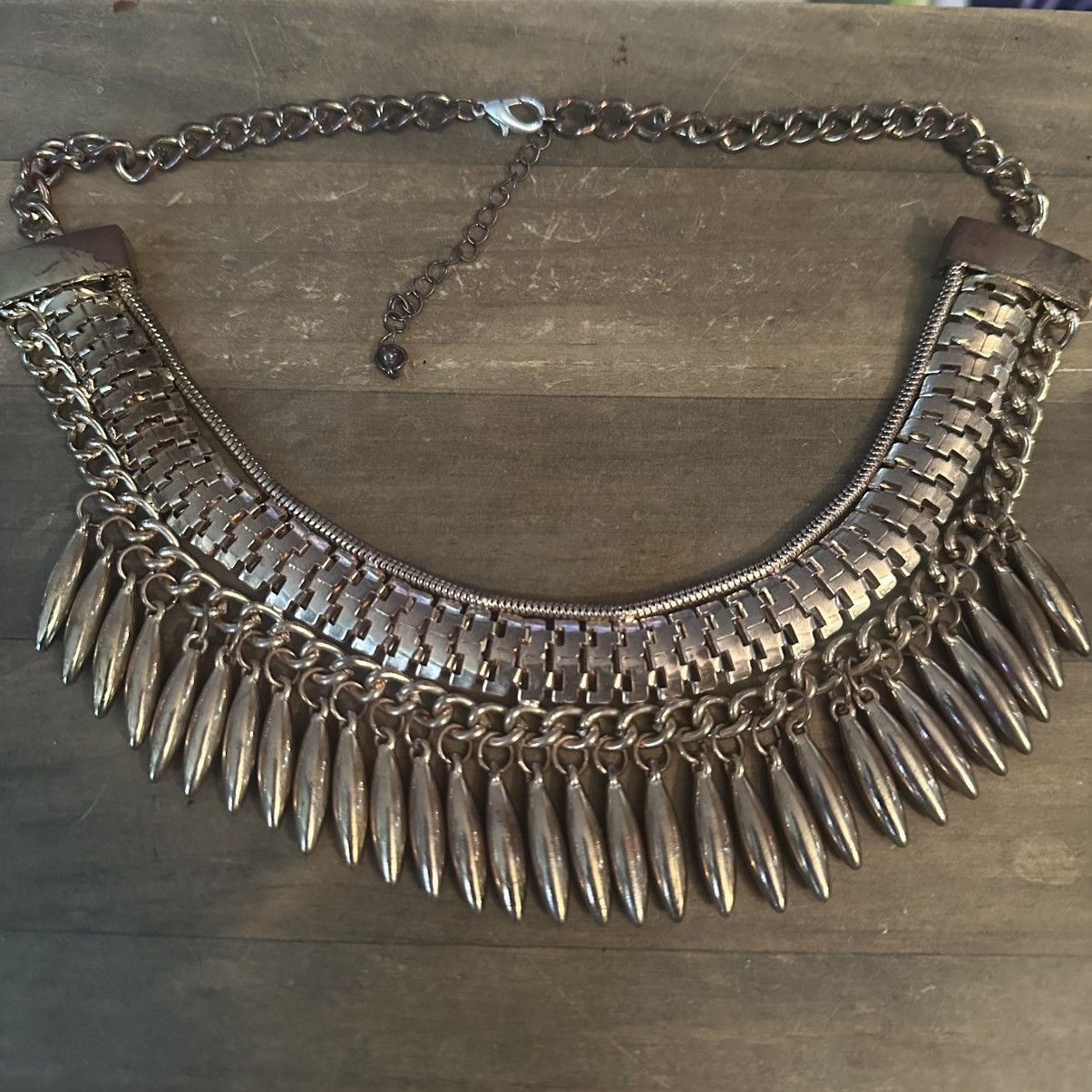 Other Gold tone dangle statement necklace Size ONE SIZE - 2 Thumbnail