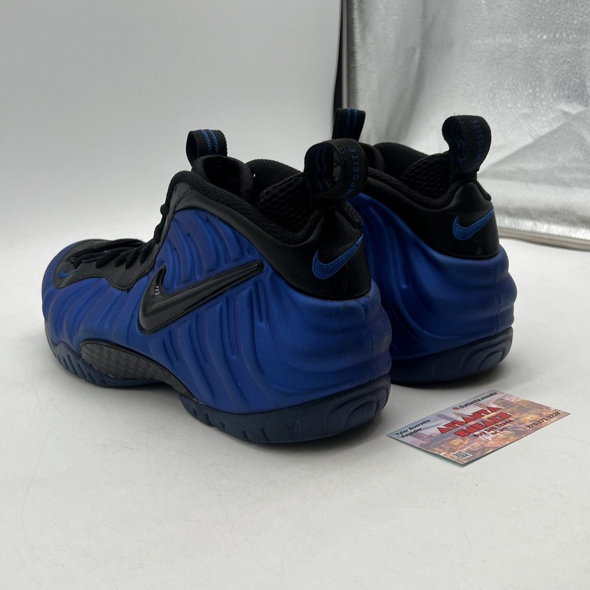 Nike Air Foamposite pro hyper cobalt Size US 11.5 / EU 44-45 - 4 Thumbnail