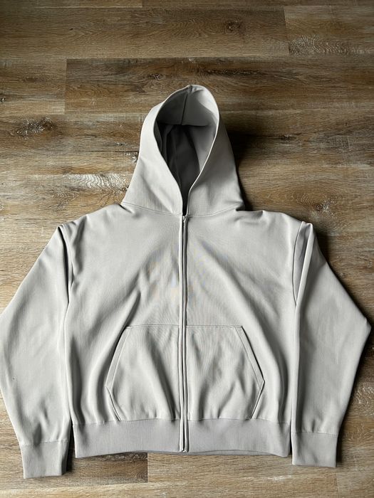 Vuja De Vuja de plastic grey zip up hoodie | Grailed