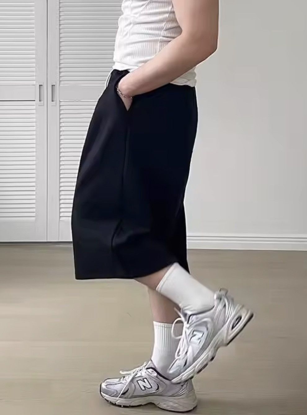 Japanese Brand Korean Style Men's Sports Shorts Drawstring Size US 28 / EU 44 - 4 Thumbnail