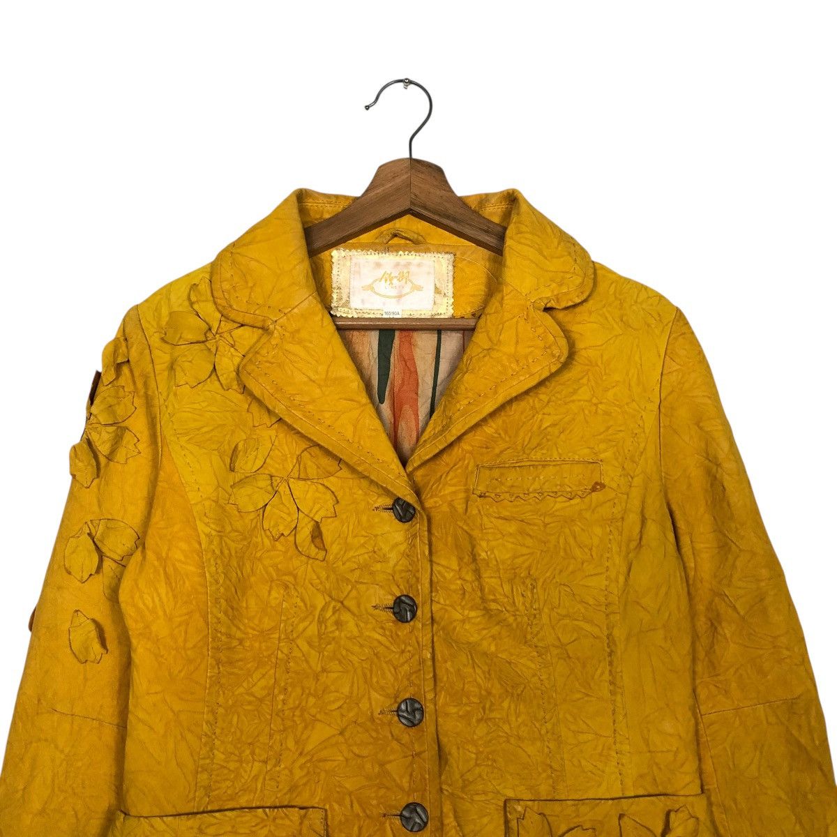 Japanese Brand 🔥VINTAGE CROPPED LEATHER JACKET SHEEPSKIN ISSEY MIYAKE Size M / US 6-8 / IT 42-44 - 5 Thumbnail